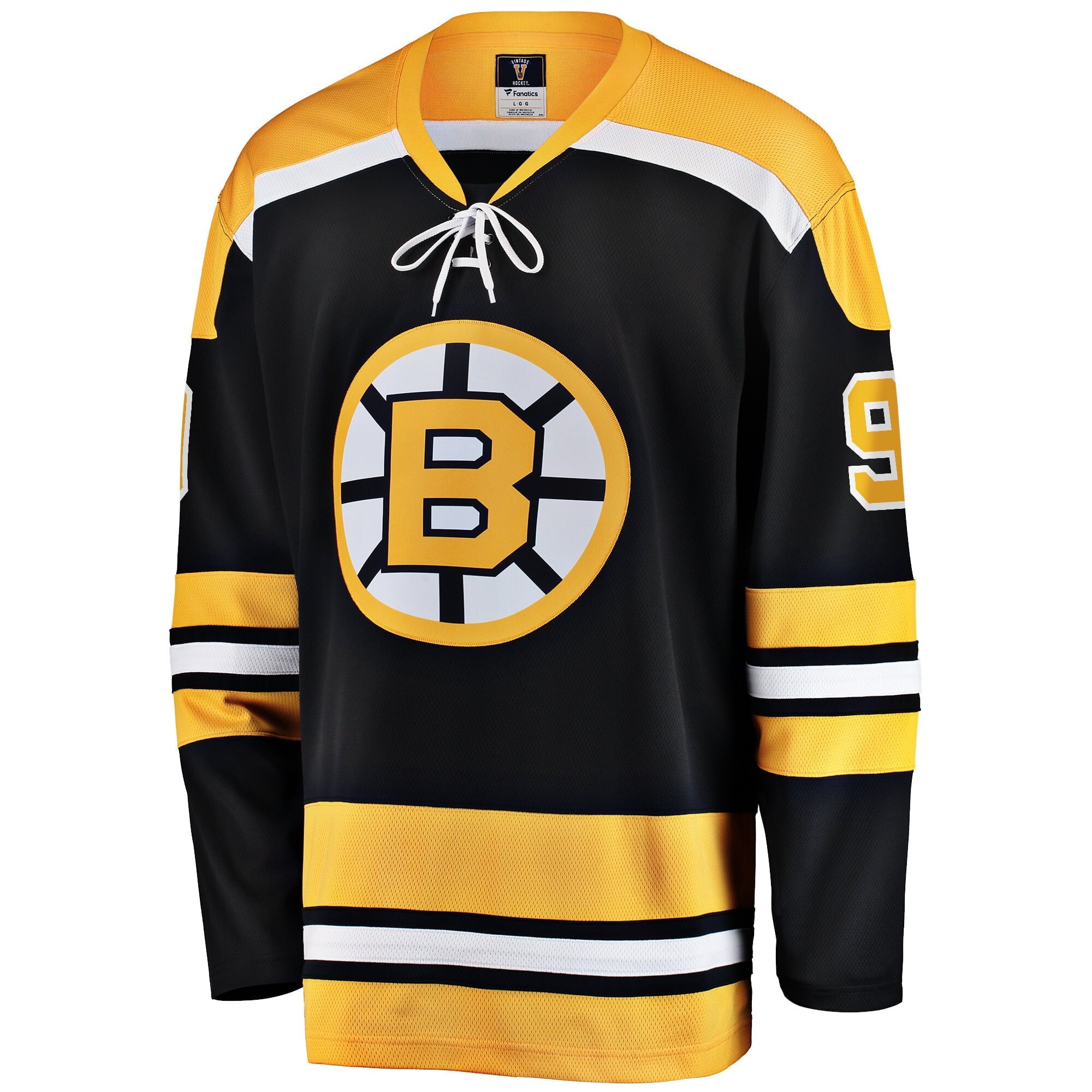 Men's Fanatics Branded John Bucyk Black Boston Bruins Premier Breakaway Retired Player Jersey