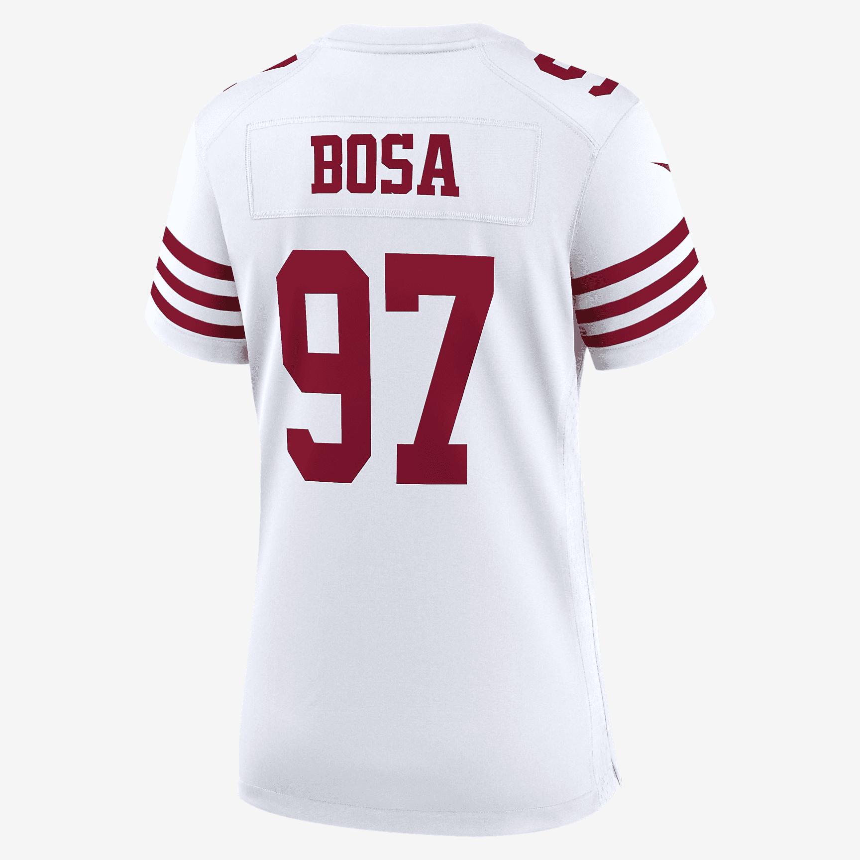 NFL San Francisco 49ers (Nick Bosa) Women's Game Football Jersey - White