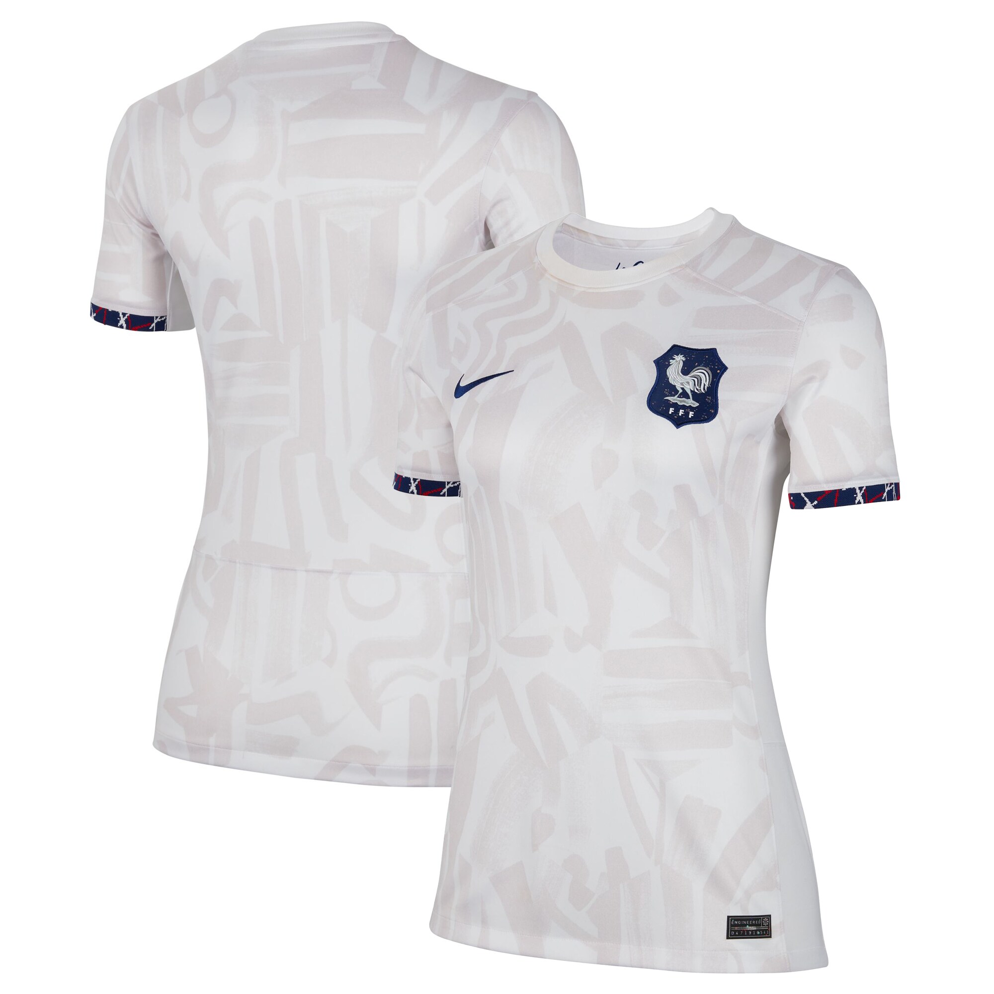 France Women's National Team Nike Women's 2023 Away Stadium Replica Jersey - White