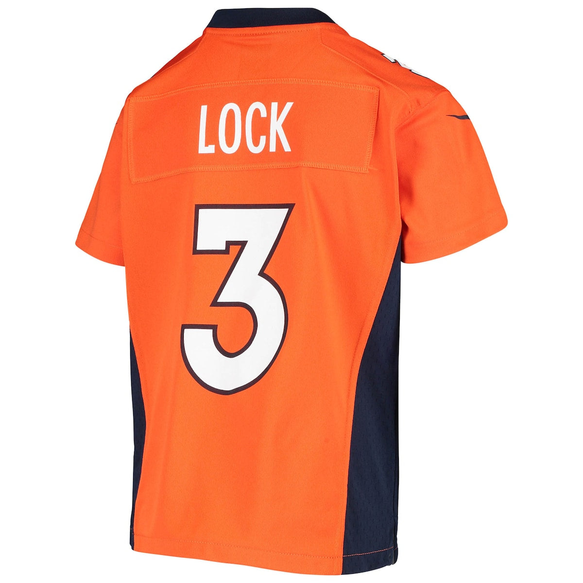 Boys' Grade School Drew Lock Nike Broncos Game Jersey - Orange