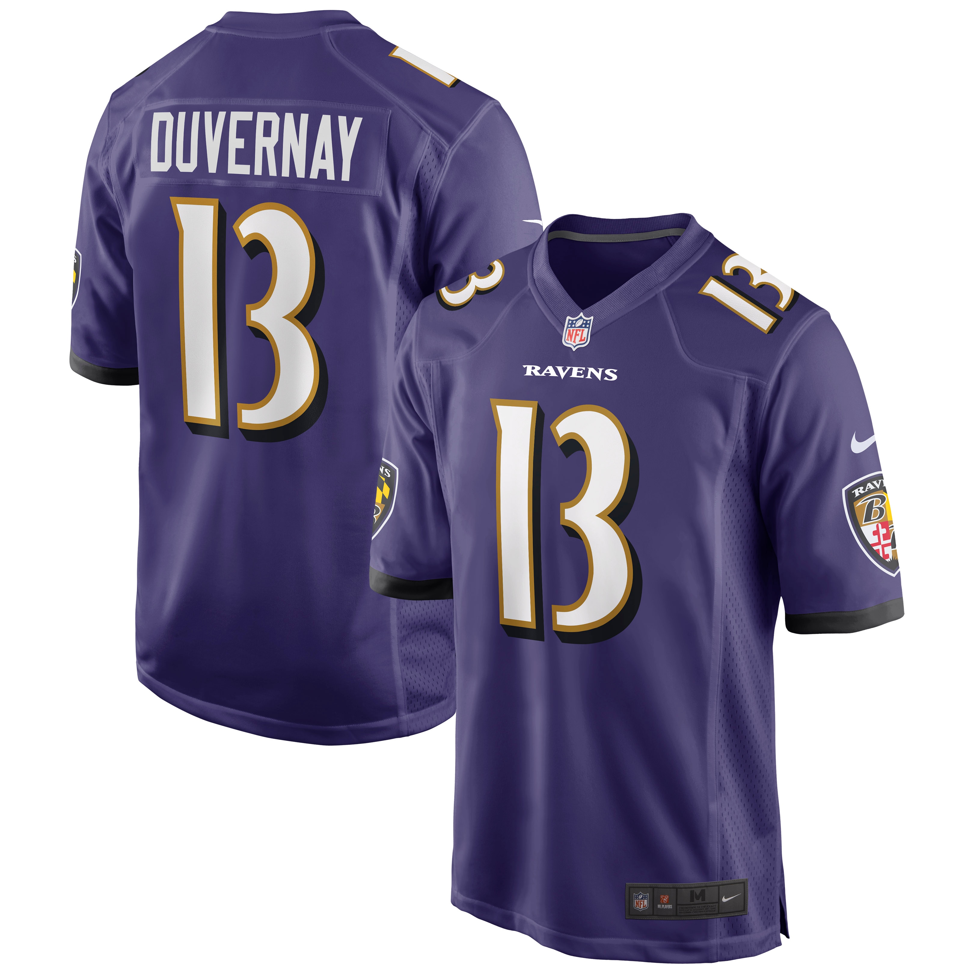 Devin Duvernay Baltimore Ravens Nike Game Jersey - Purple