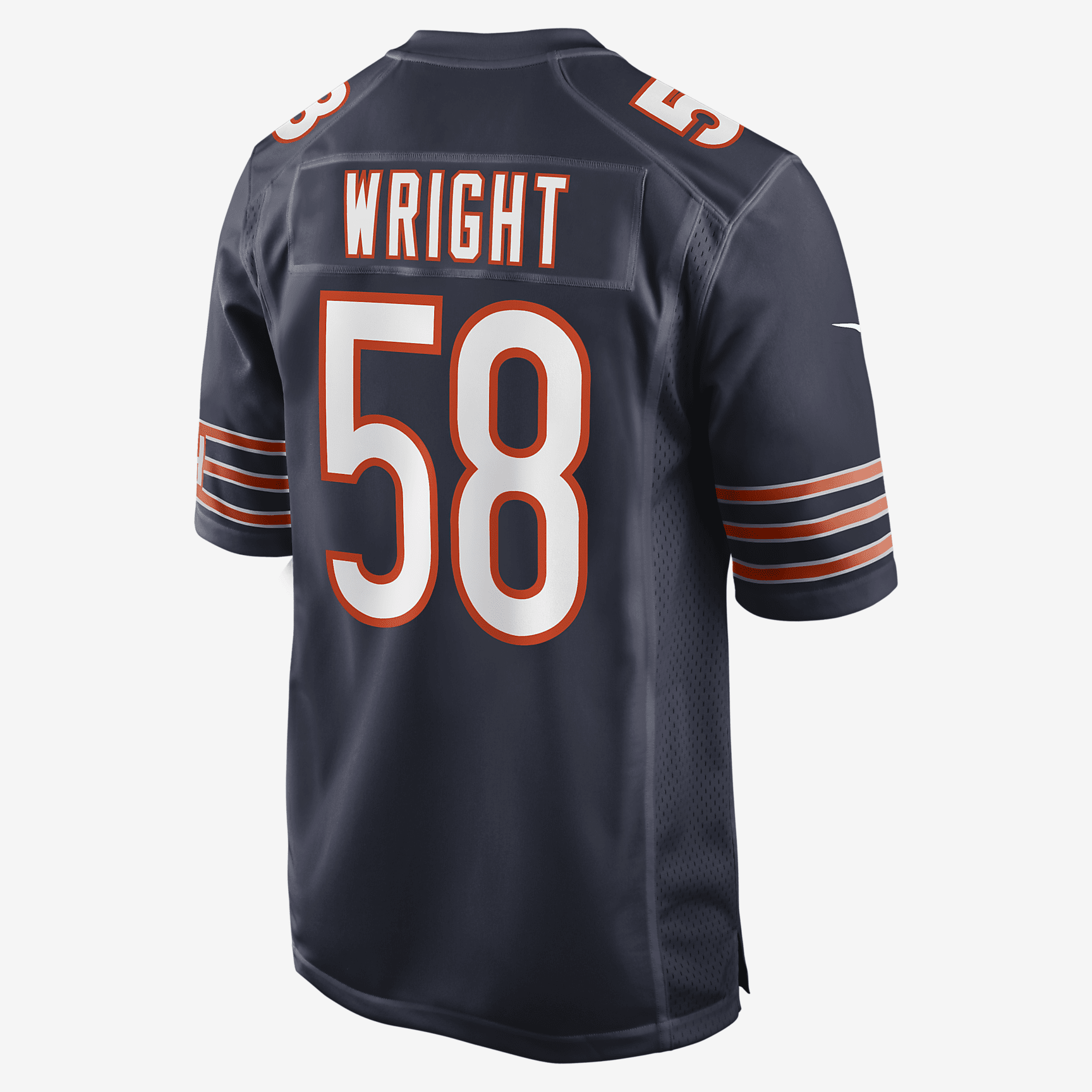 Darnell Wright Chicago Bears Men's Nike NFL Game Football Jersey - Marine