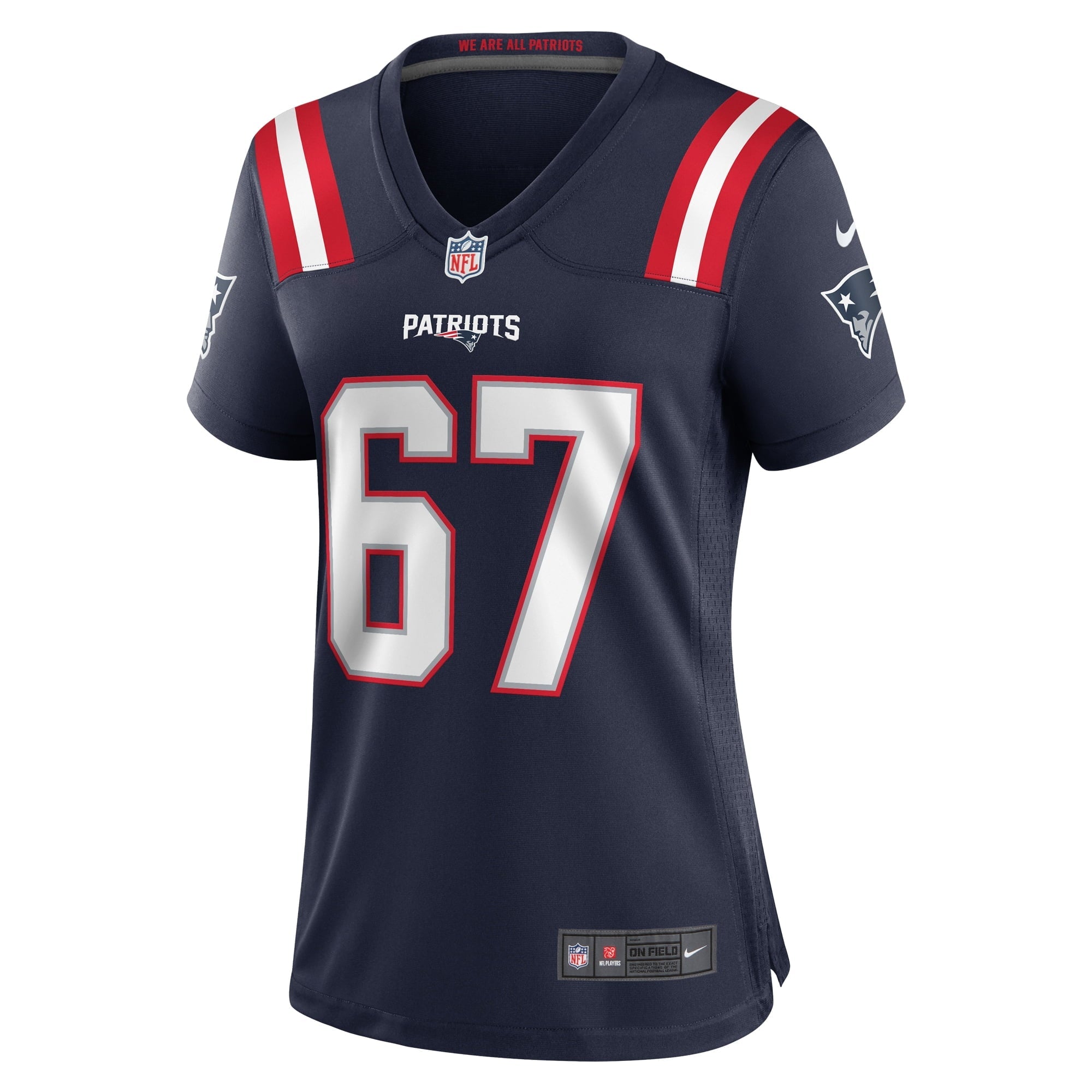 Women's Nike Hayden Howerton Navy New England Patriots Home Game Player Jersey