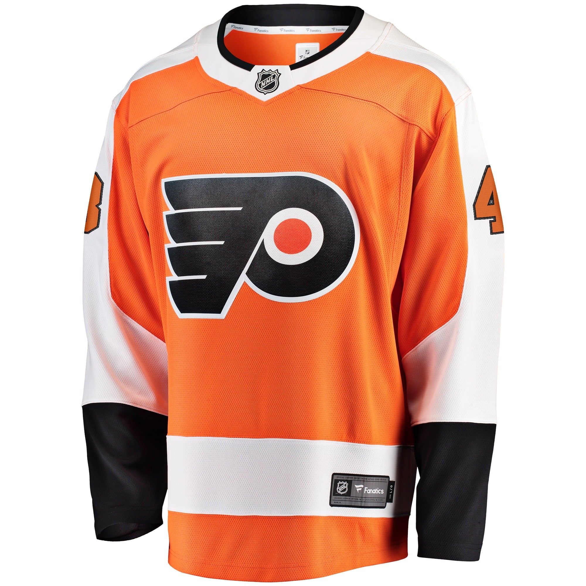 Men's Fanatics Branded Morgan Frost Orange Philadelphia Flyers Breakaway Player Jersey