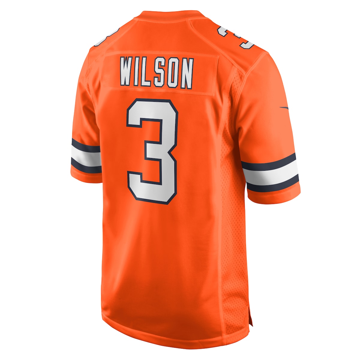 Men's Russell Wilson Nike Broncos Game Jersey - Orange