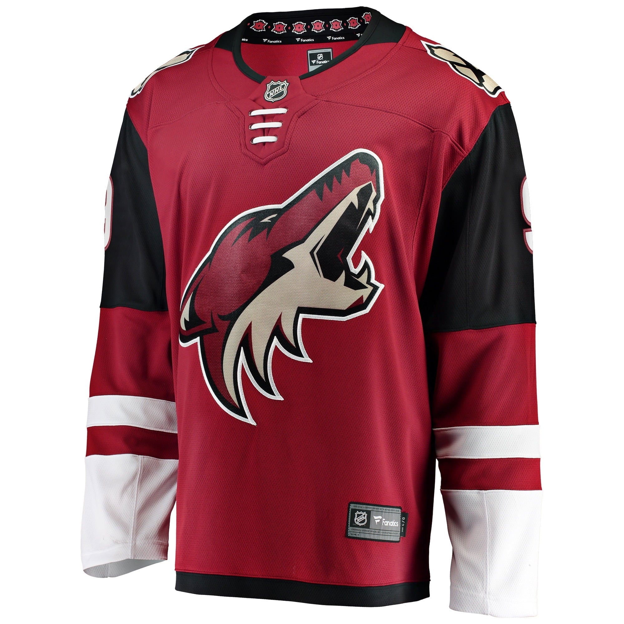 Men's Fanatics Branded Clayton Keller Garnet Arizona Coyotes Home Premier Breakaway Player Jersey