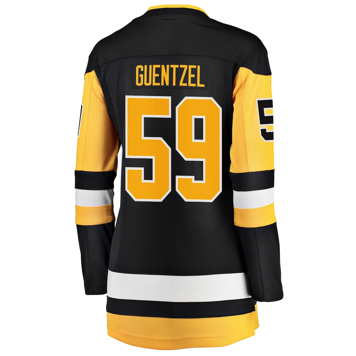 Women's Jake Guentzel Fanatics Penguins Home Breakaway Jersey - Black
