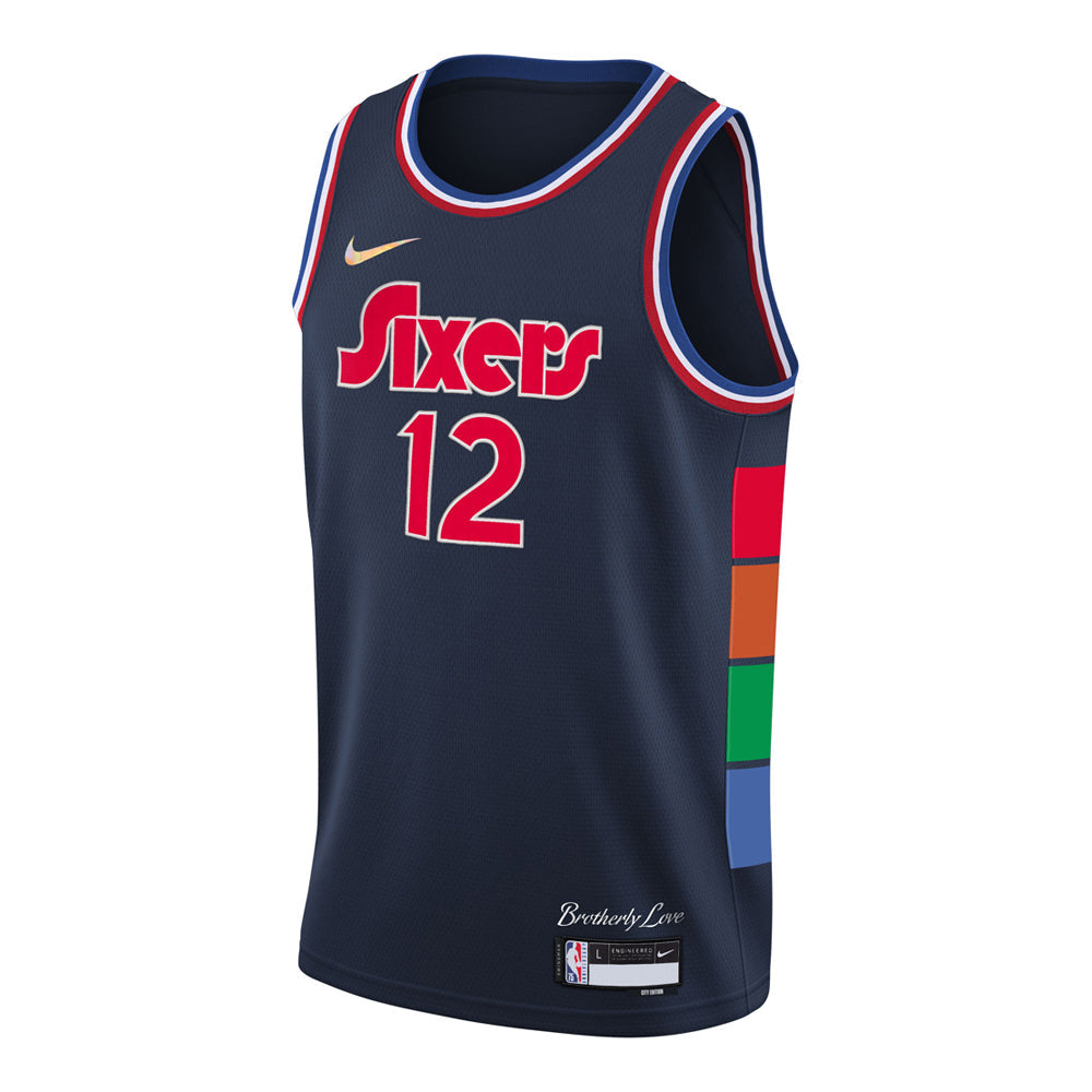 Men's Philadelphia 76ers Tobias Harris City Edition Jersey - Navy