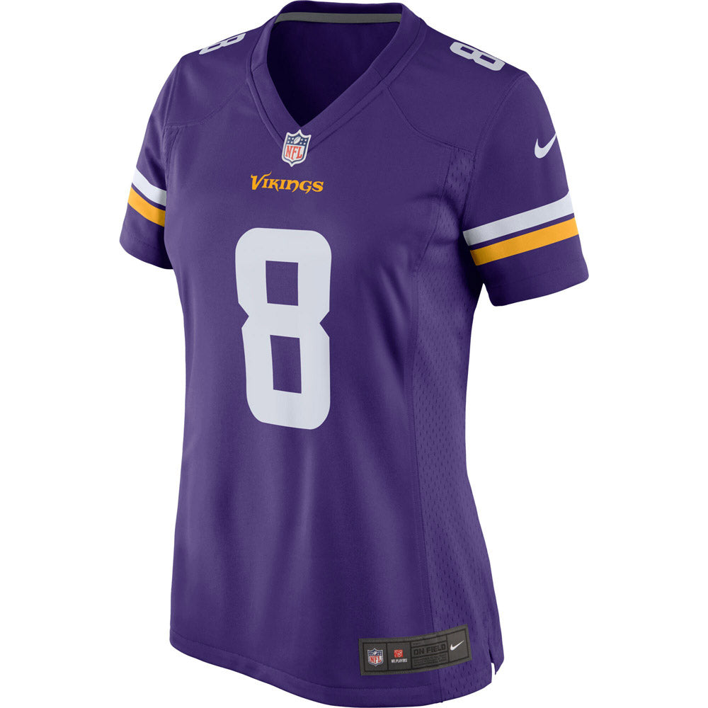 Women's Minnesota Vikings Kirk Cousins Game Player Jersey Purple