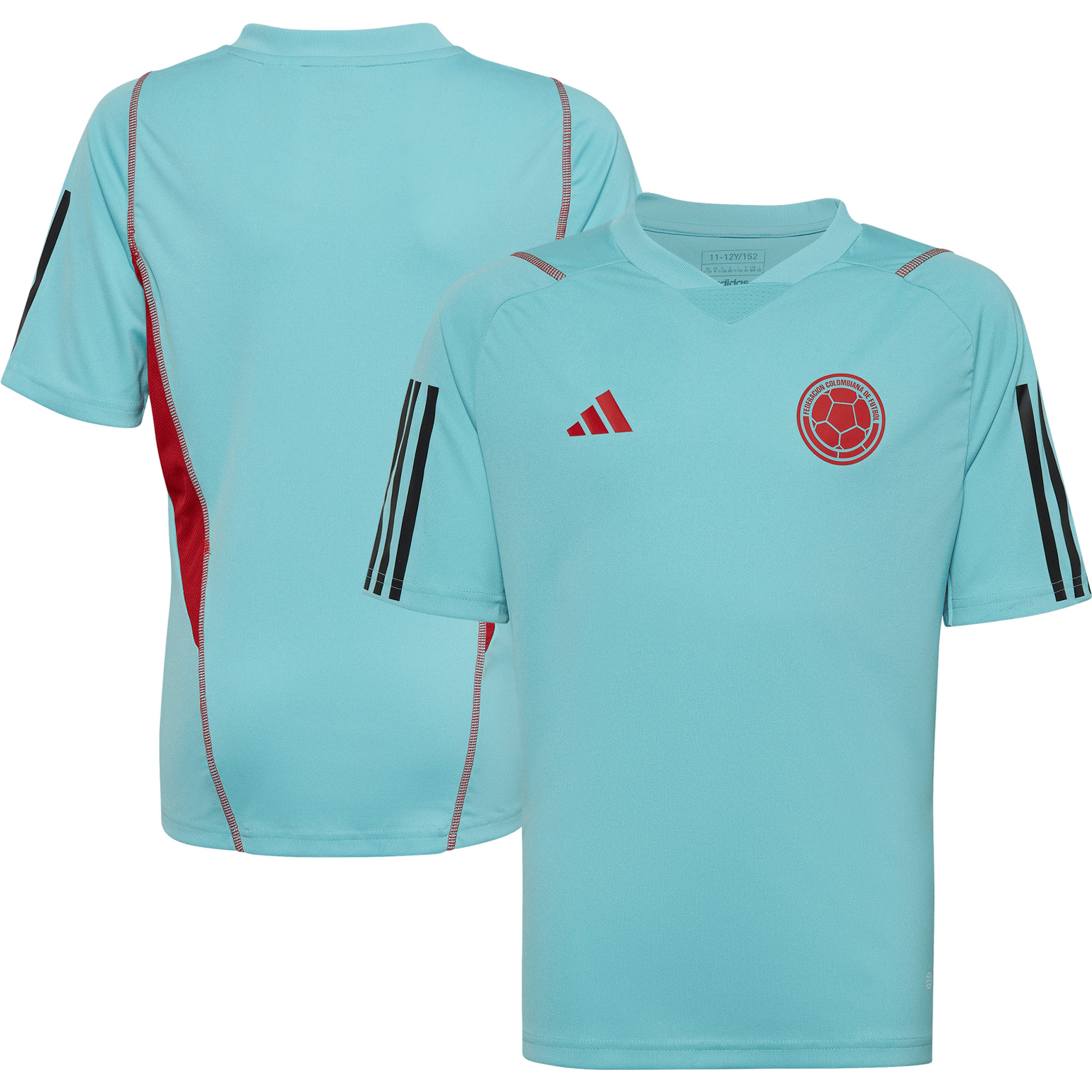 Colombia National Team adidas Youth Practice Training Jersey - Light Blue