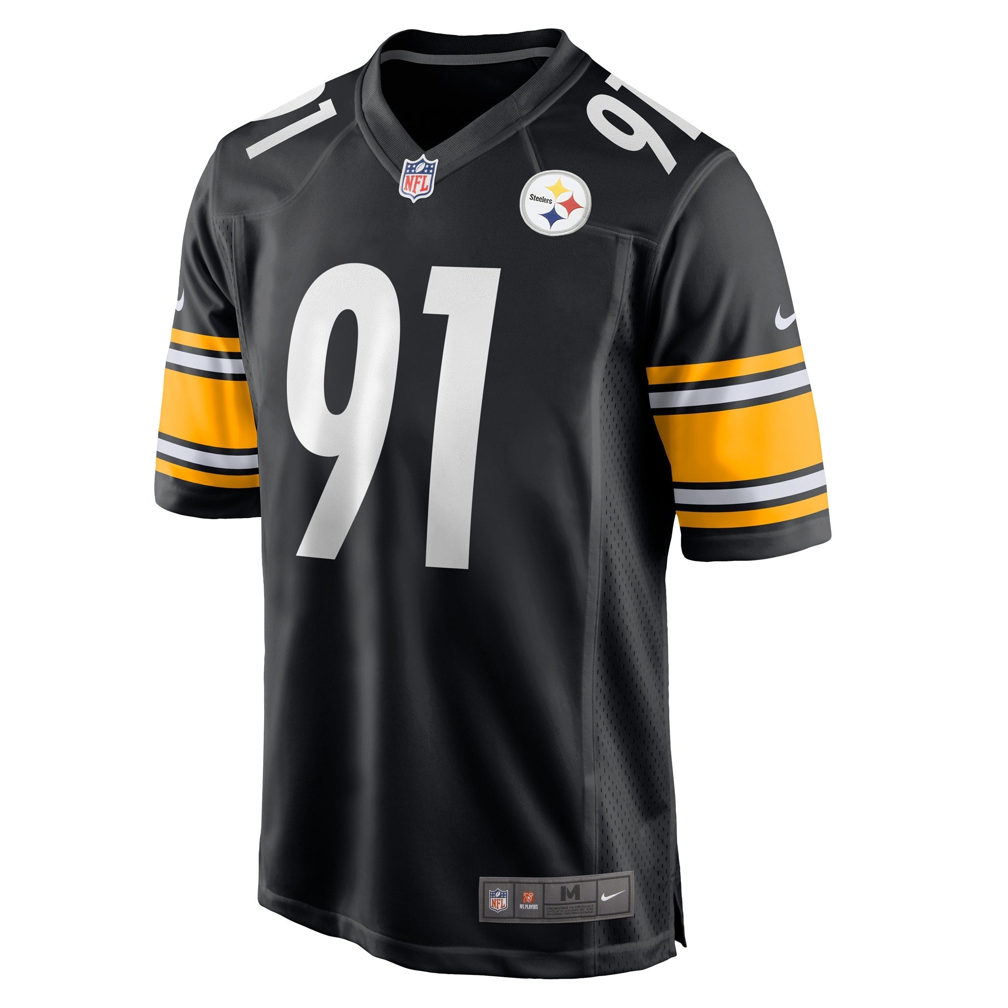 Men's Nike Delontae Scott Black Pittsburgh Steelers Game Player Jersey