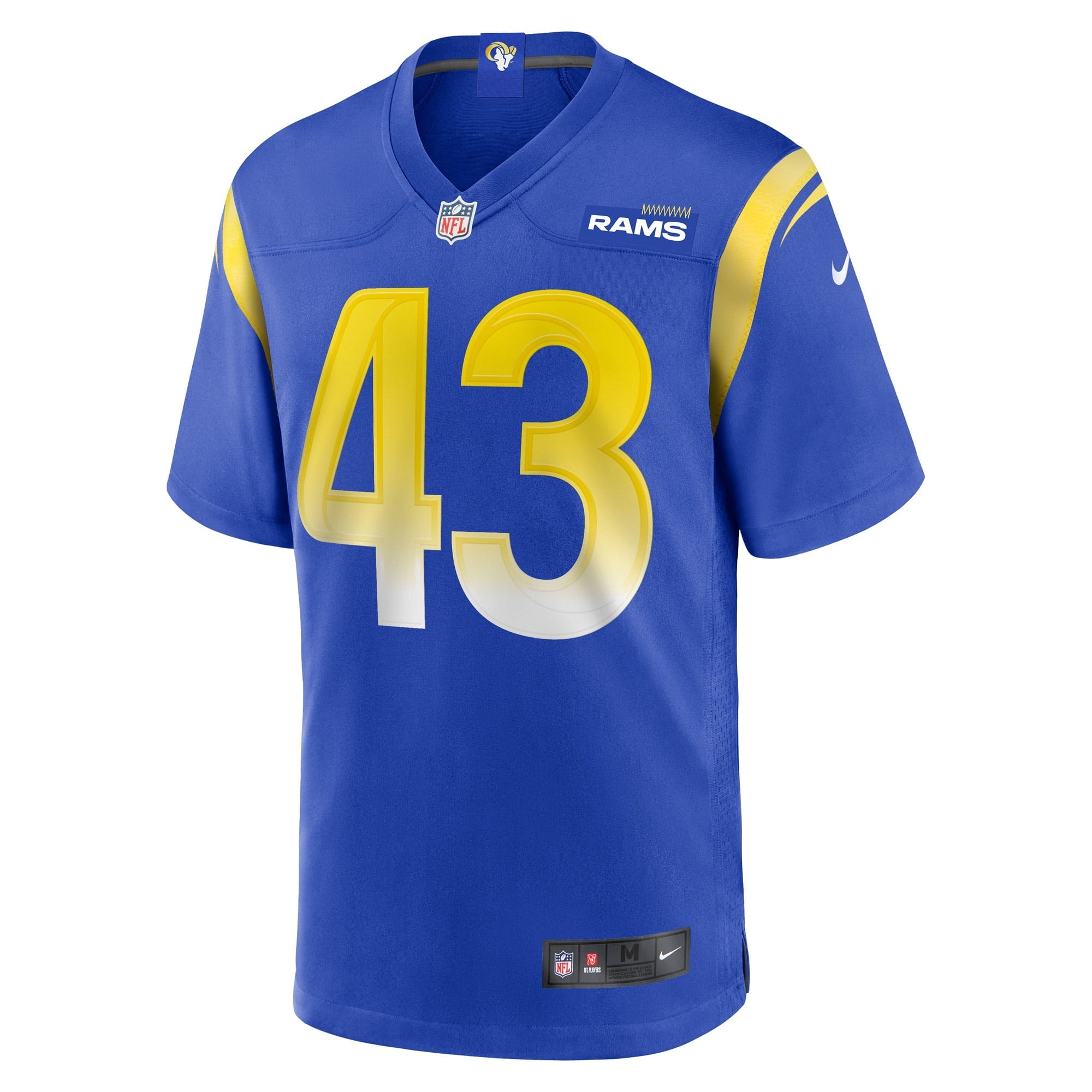 Men's Nike Jake Gervase Royal Los Angeles Rams Game Player Jersey