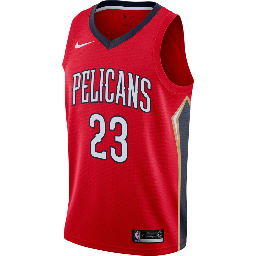 Men's New Orleans Pelicans Anthony Davis Statement Edition Jersey - Red