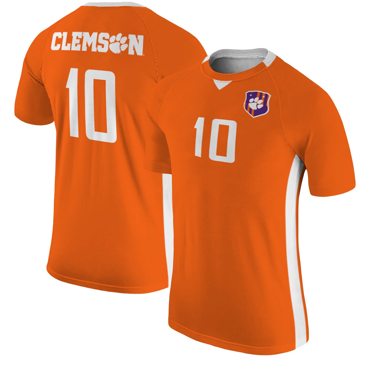 #10 Clemson Tigers Original Retro Brand Soccer Jersey - Orange