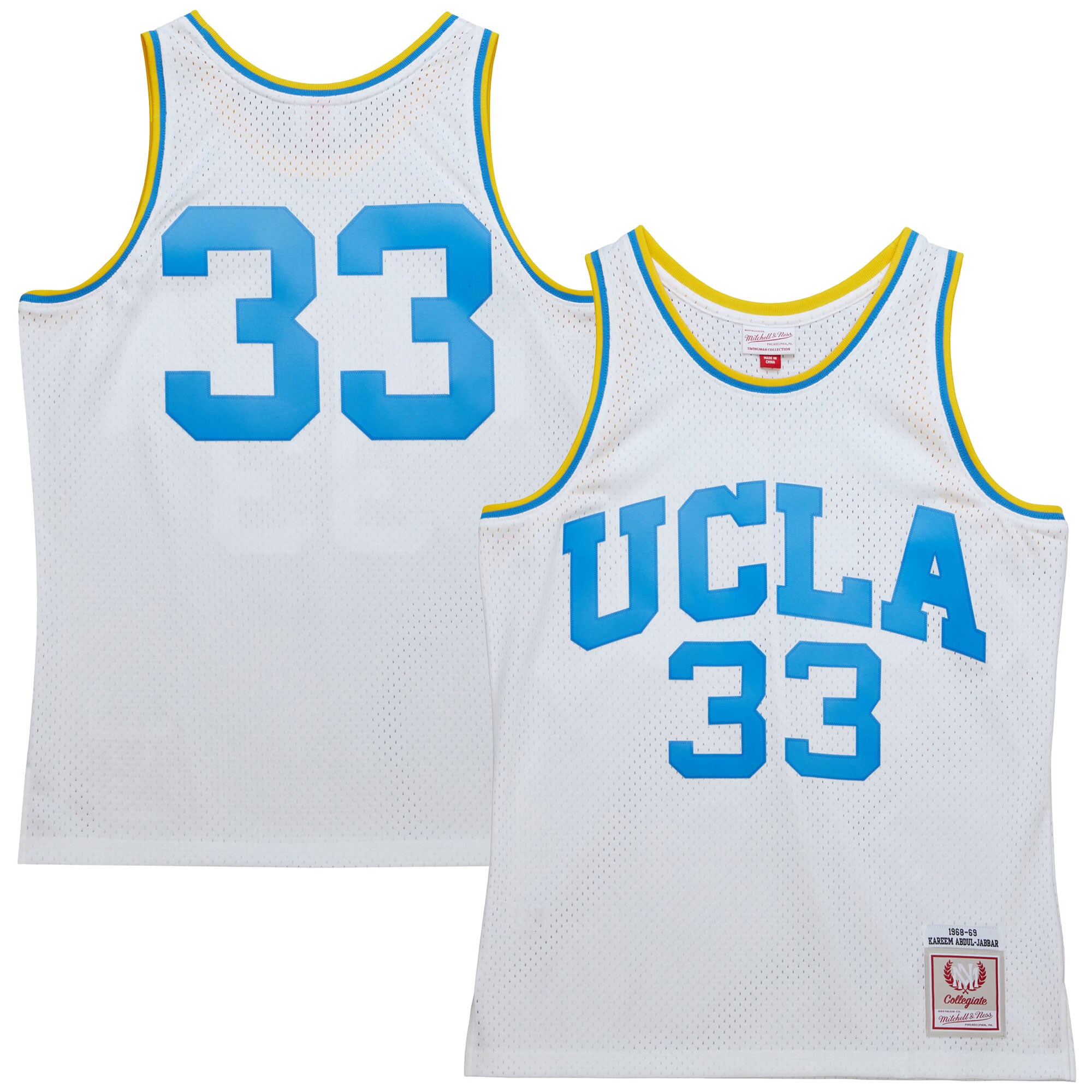 Kareem Abdul-Jabbar UCLA Bruins Mitchell & Ness 1968 Throwback Jersey - White