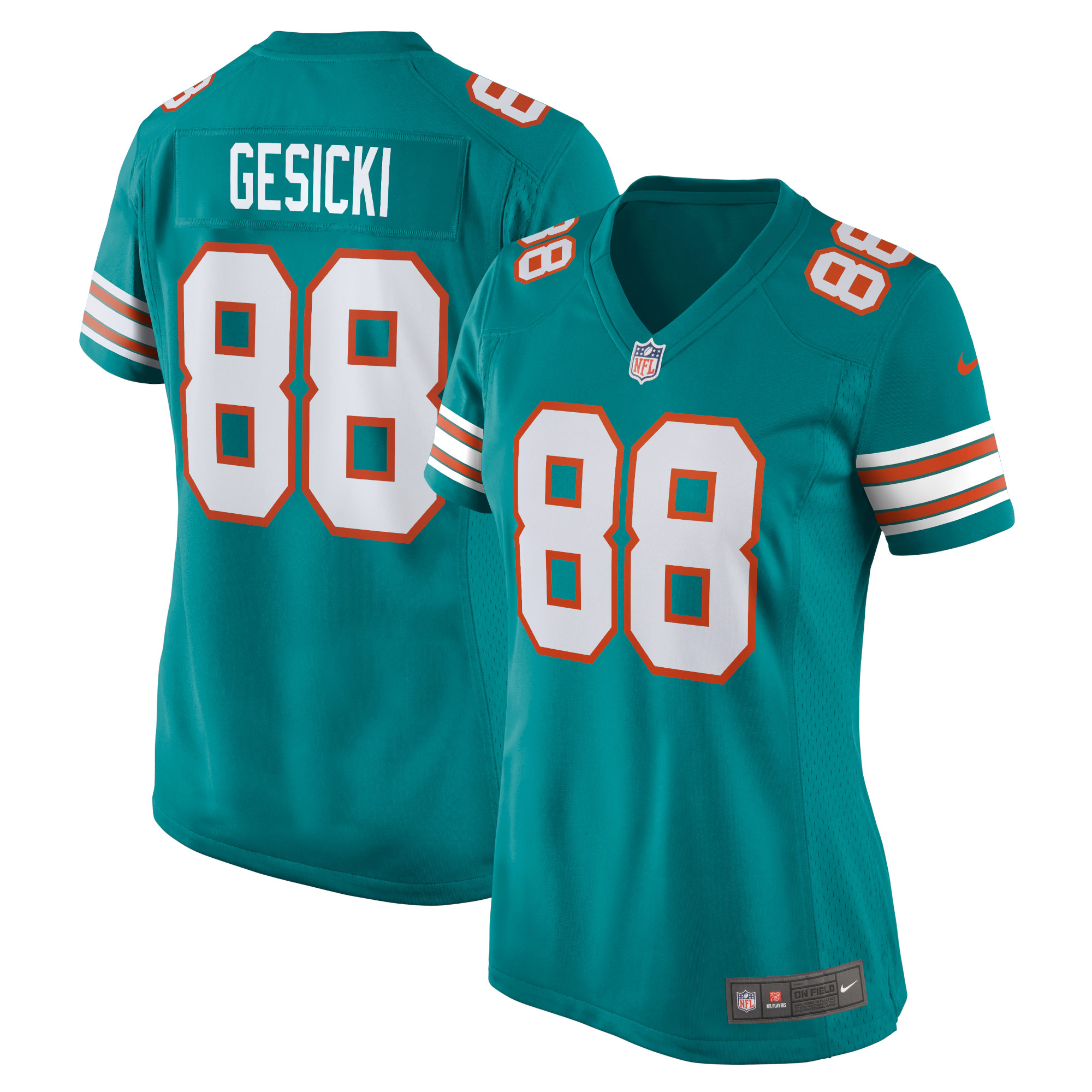 Mike Gesicki Miami Dolphins Nike Women's Alternate Game Jersey - Aqua
