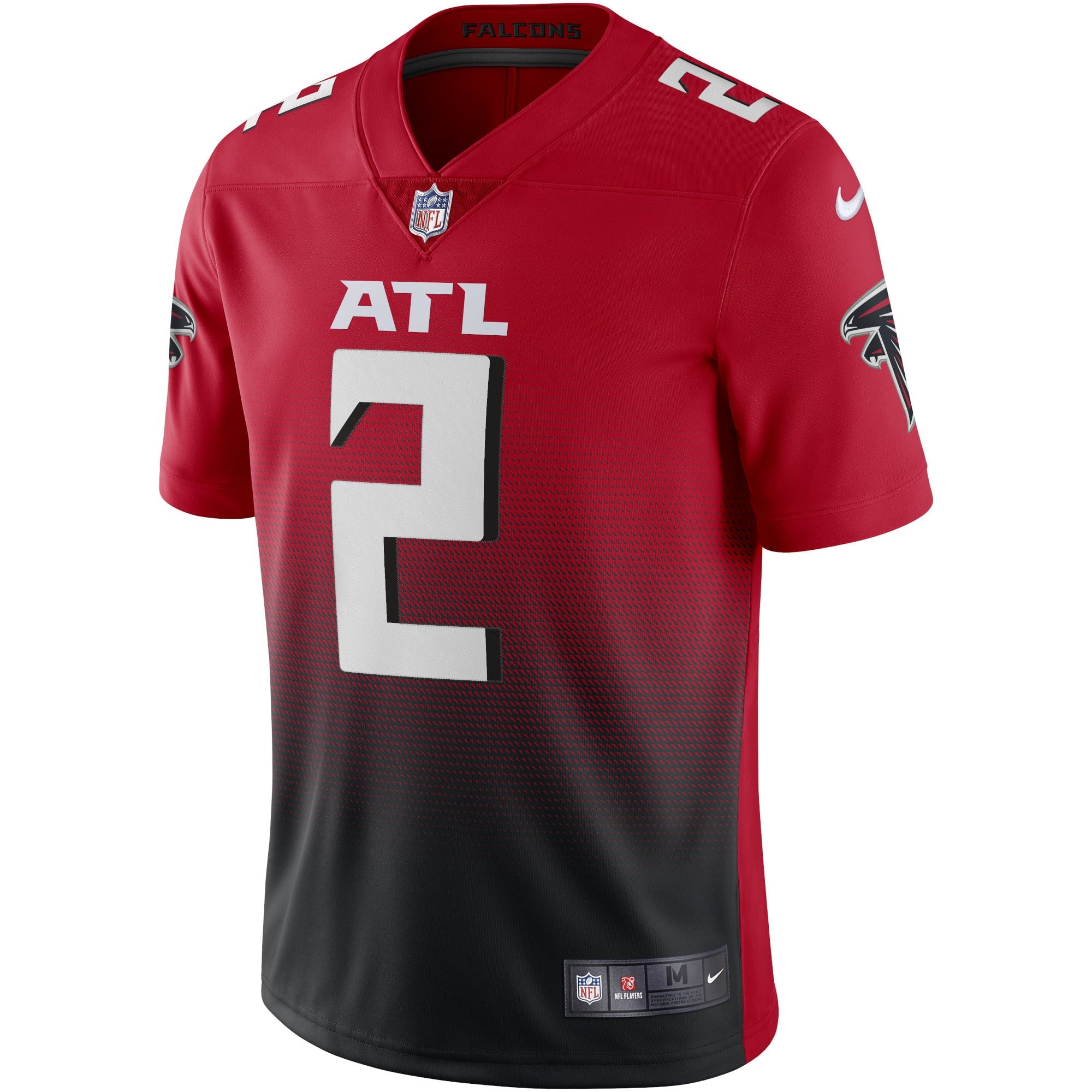 Men's Nike Matt Ryan Red Atlanta Falcons 2nd Alternate Vapor Limited Jersey