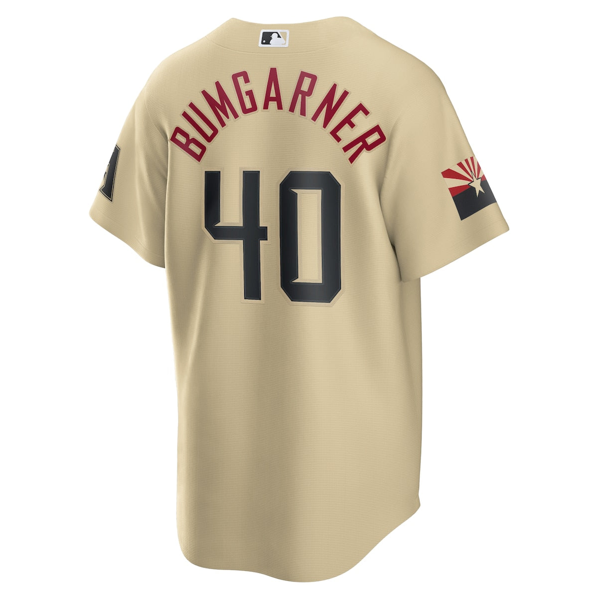 Men's Madison Bumgarner Nike Diamondbacks City Connect Replica Jersey - Gold