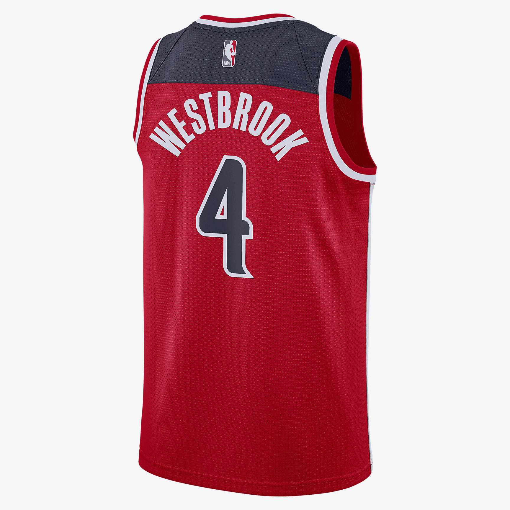 Russell Westbrook Wizards Icon Edition 2020 Nike NBA Swingman Jersey - University Red/College Navy/White