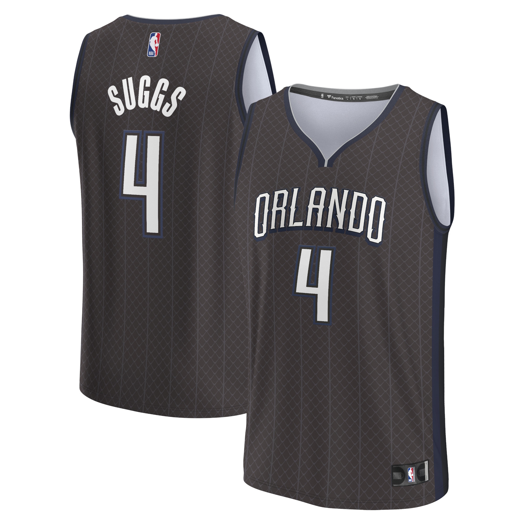 Jalen Suggs Orlando Magic Fanatics Branded 2022/23 Fastbreak Jersey - City Edition - Black