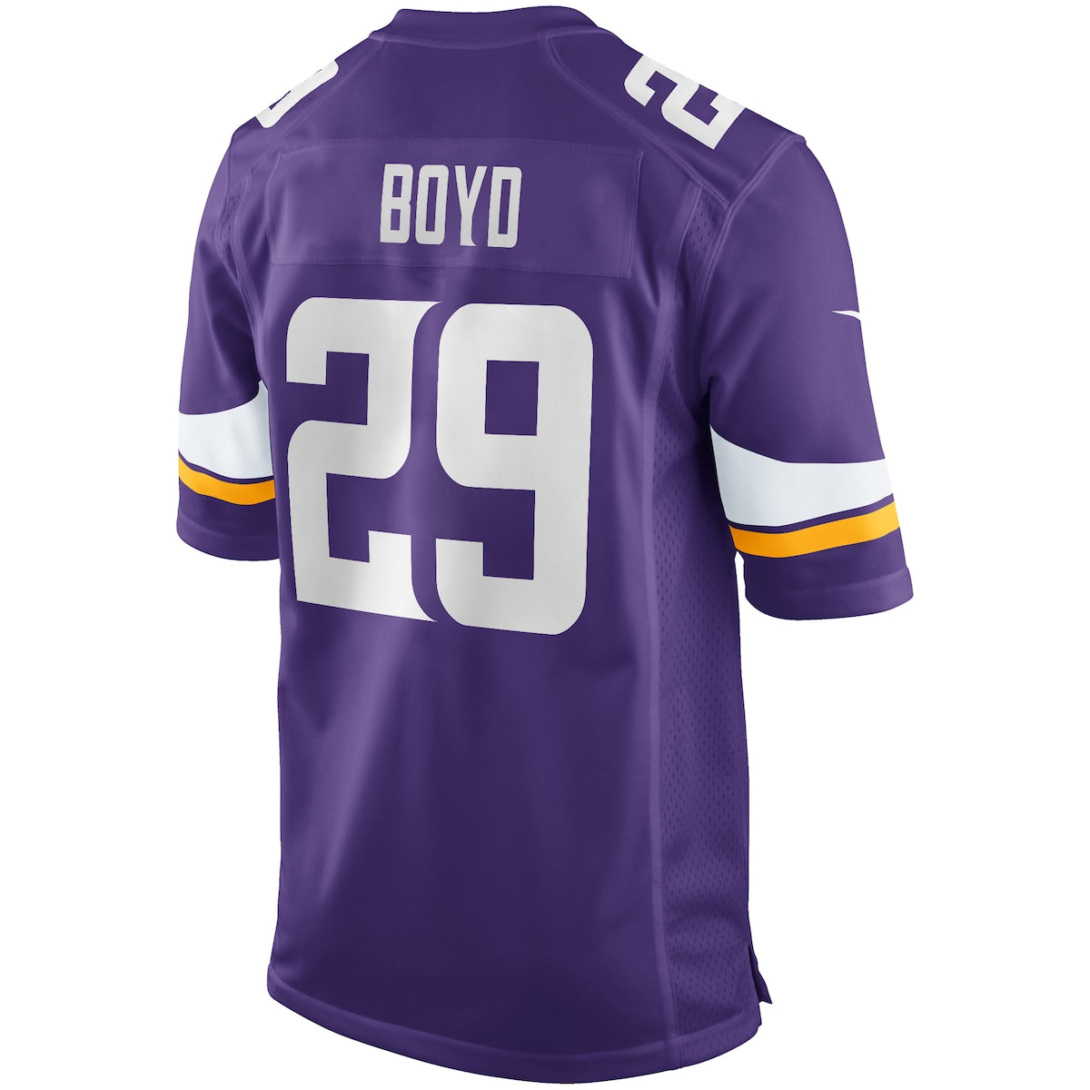 Men's Kris Boyd Nike Vikings Game Jersey - Purple