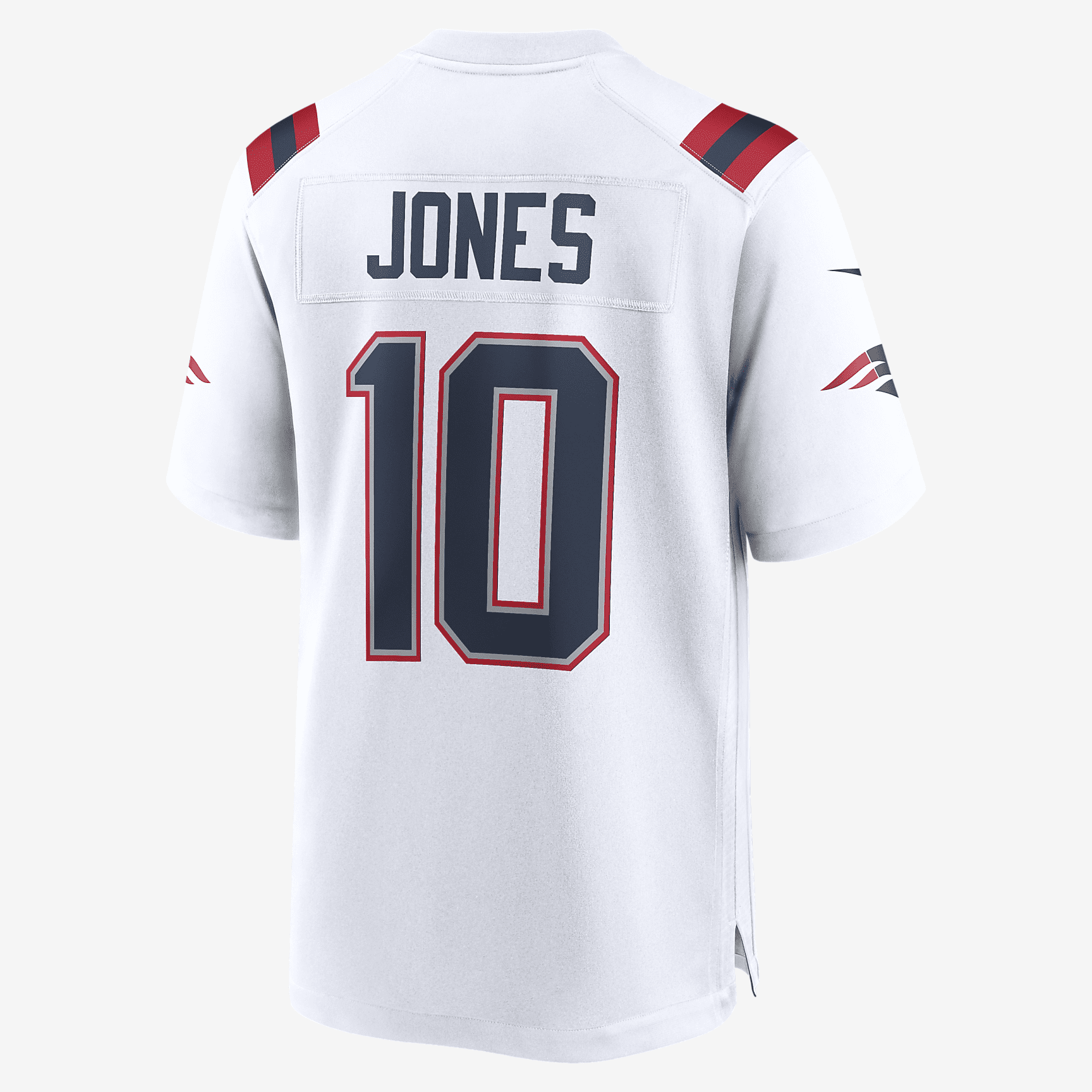 NFL New England Patriots (Mac Jones) Men's Game Football Jersey - White