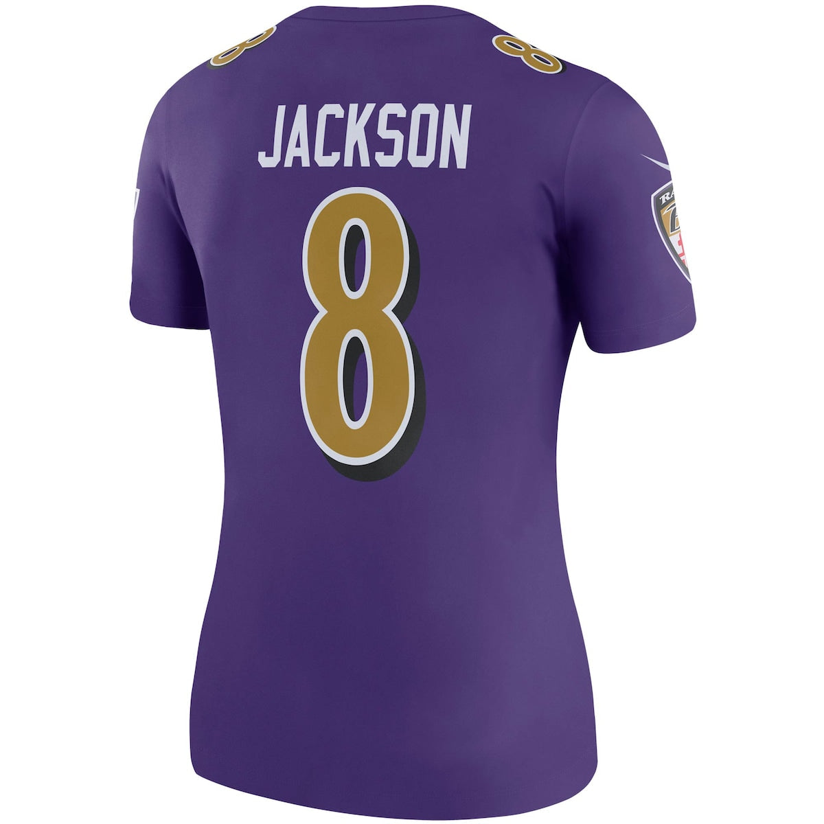 Women's Lamar Jackson Nike Ravens Color Rush Legend Jersey - Purple