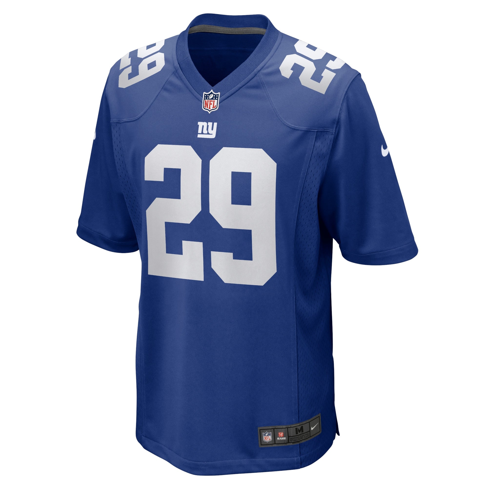 Men's Nike Xavier McKinney Royal New York Giants Game Jersey