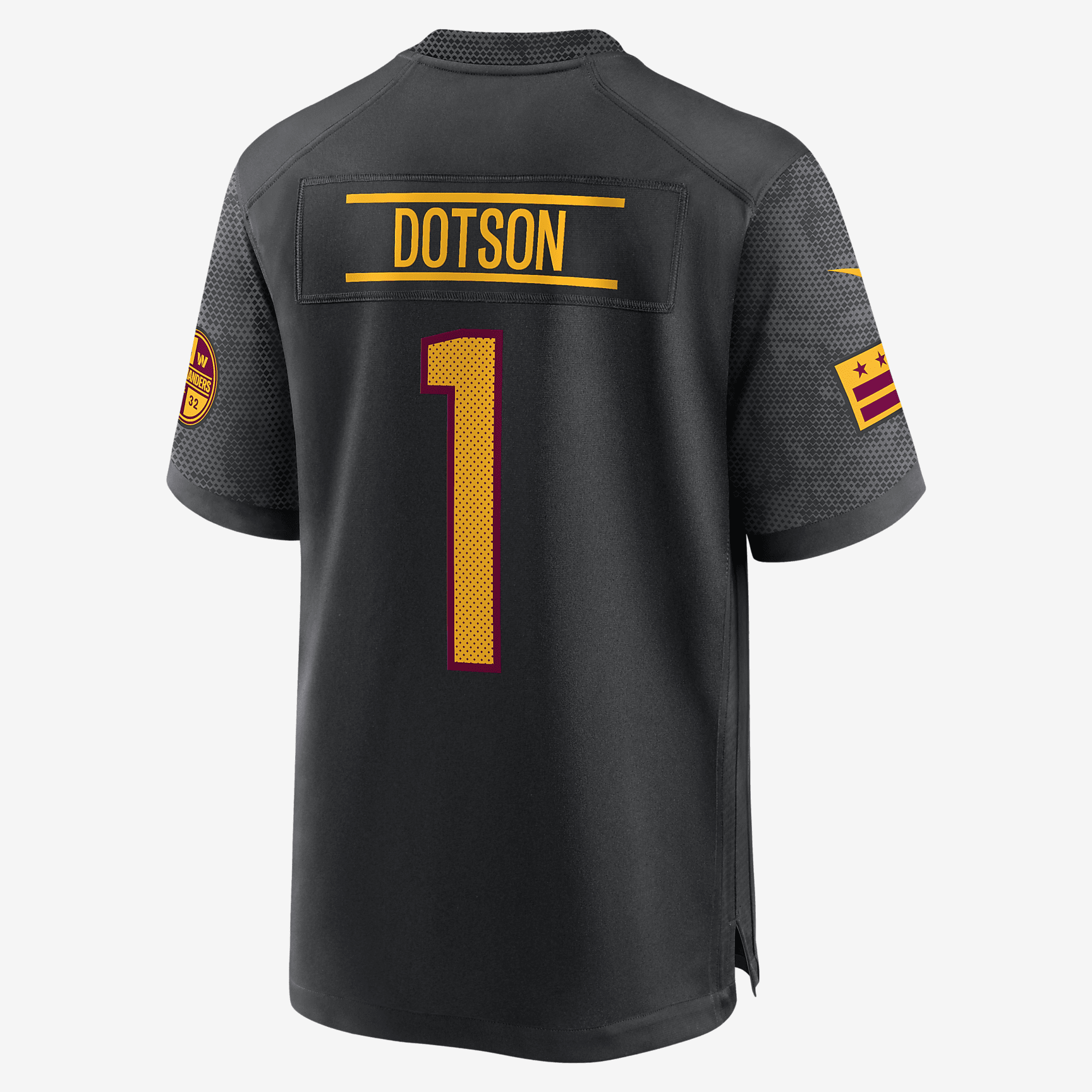 Jahan Dotson Washington Commanders Men's Nike NFL Game Football Jersey - Black