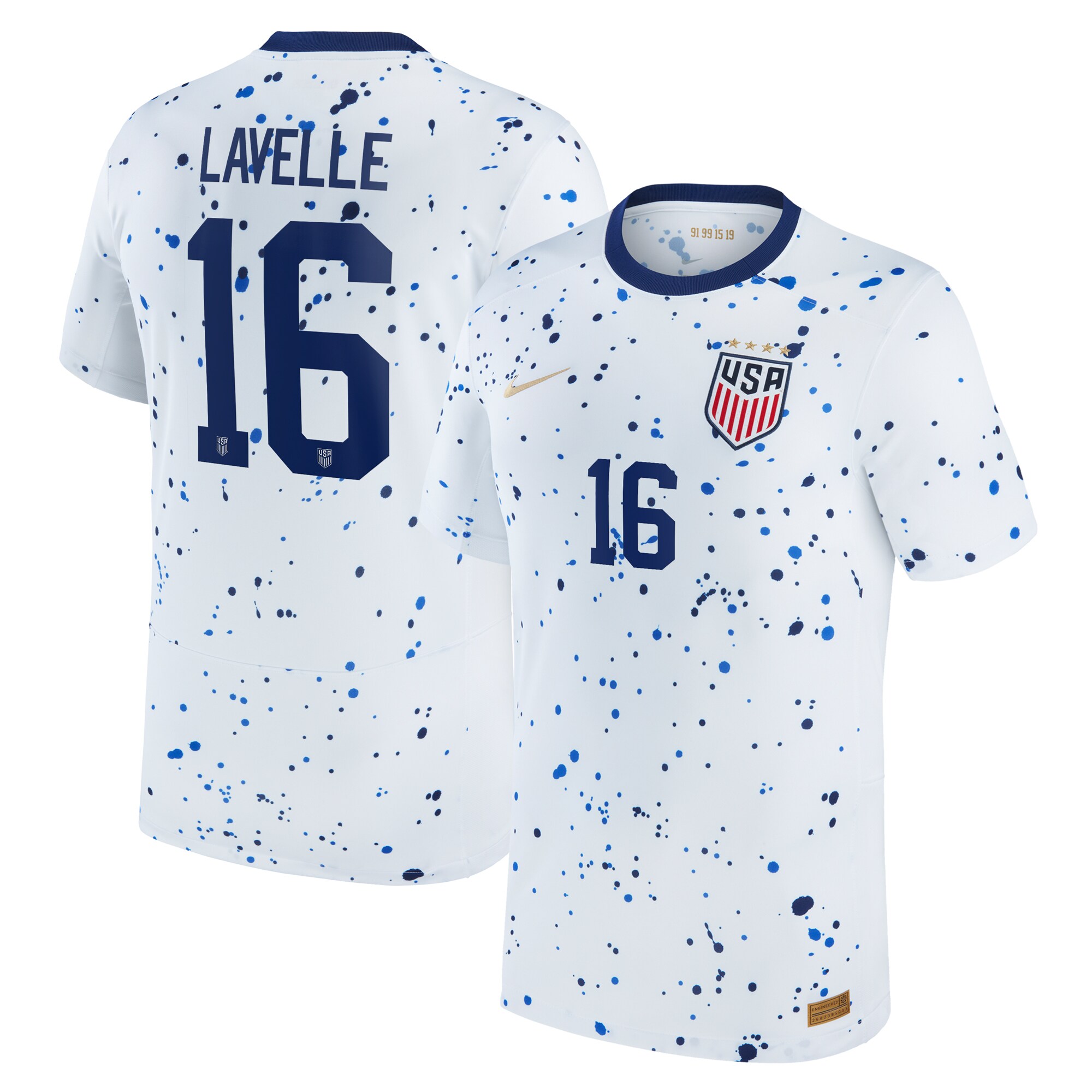 Rose Lavelle USWNT Nike 2023 Home Replica Jersey - White