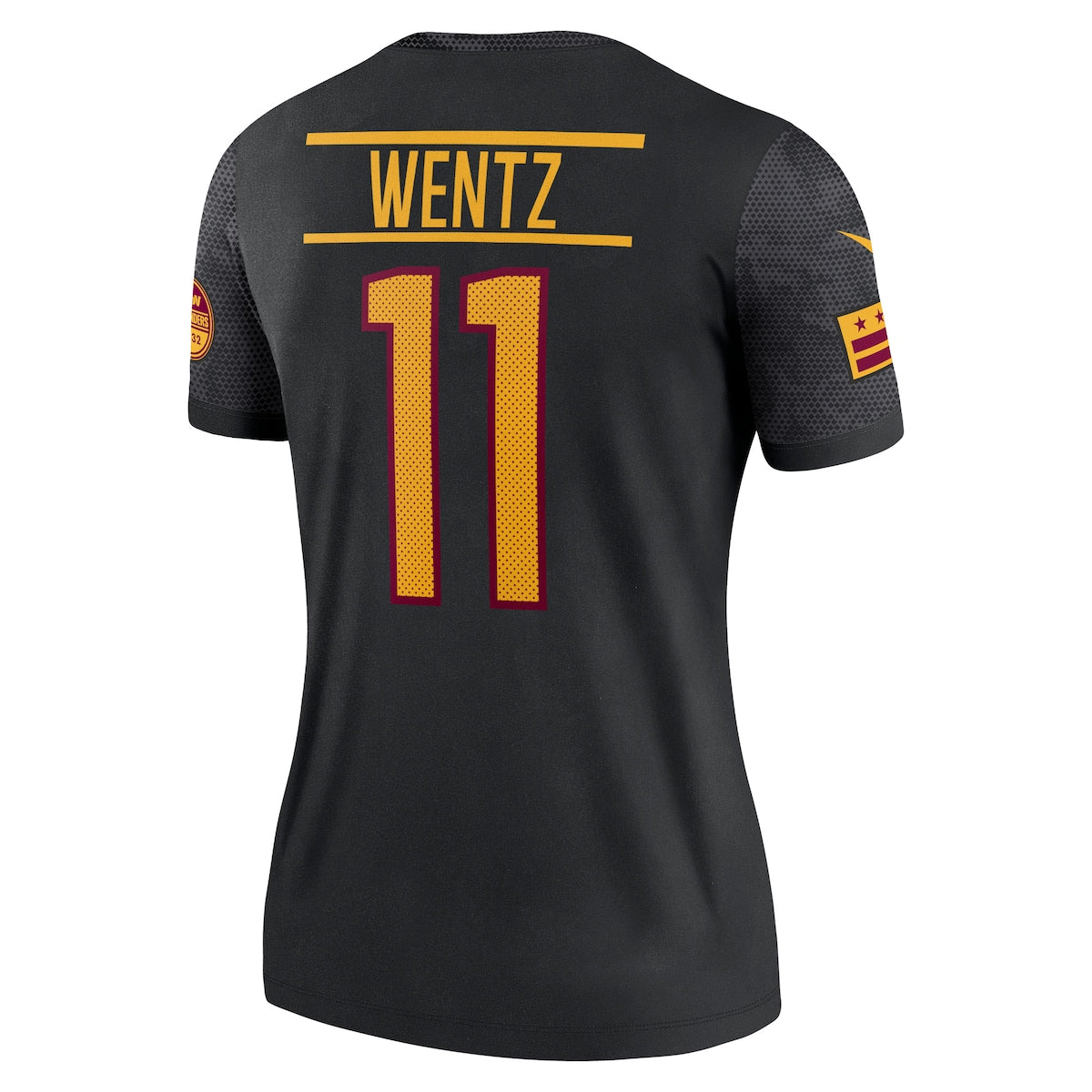 Women's Carson Wentz Nike Commanders Alternate Legend Jersey - Black