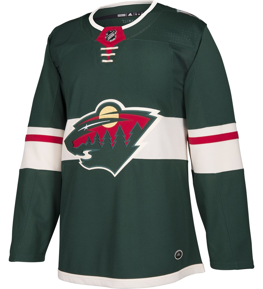 Minnesota Wild Adidas Authentic Home NHL Hockey Jersey