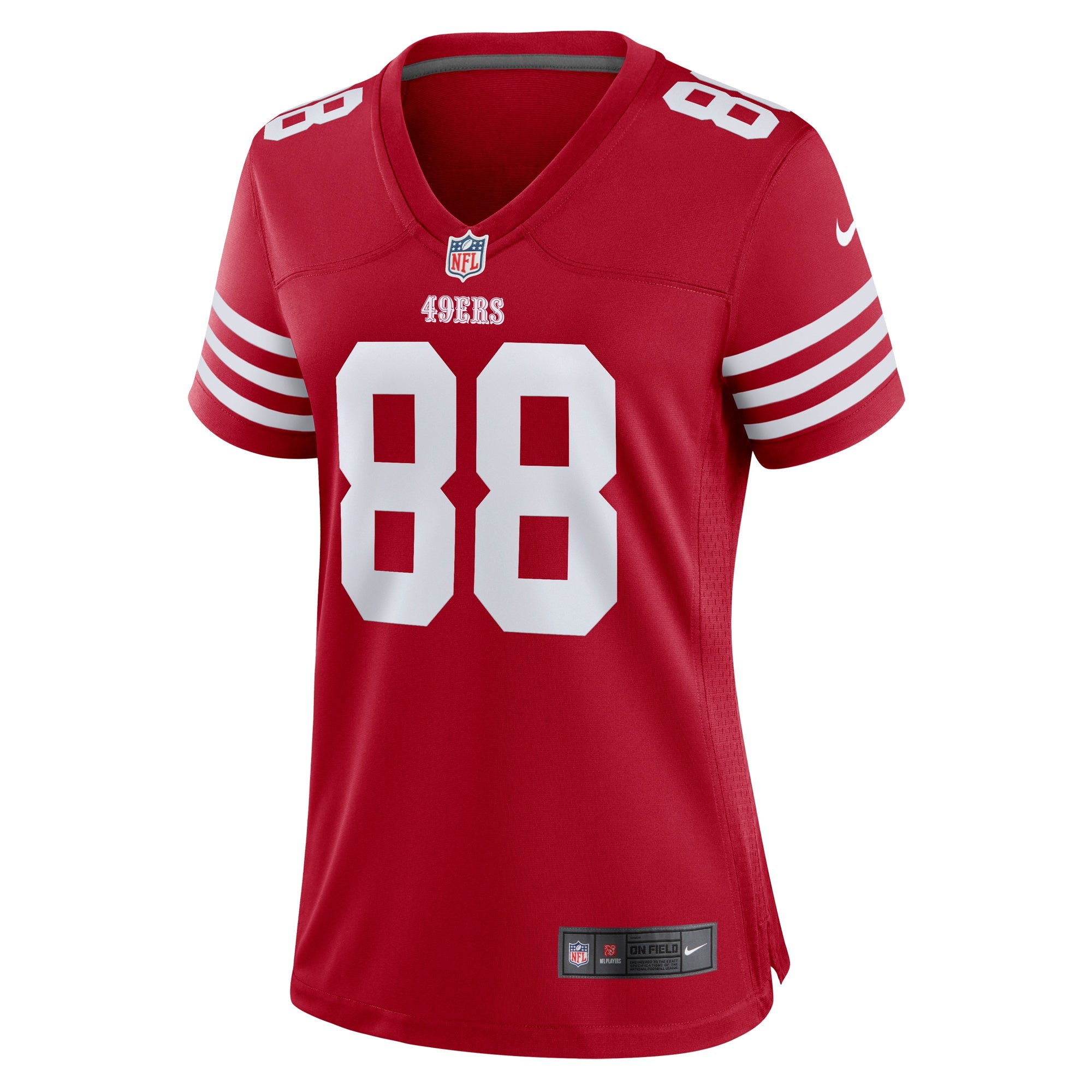 Women's Nike Tyron Johnson Scarlet San Francisco 49ers Team Game Jersey