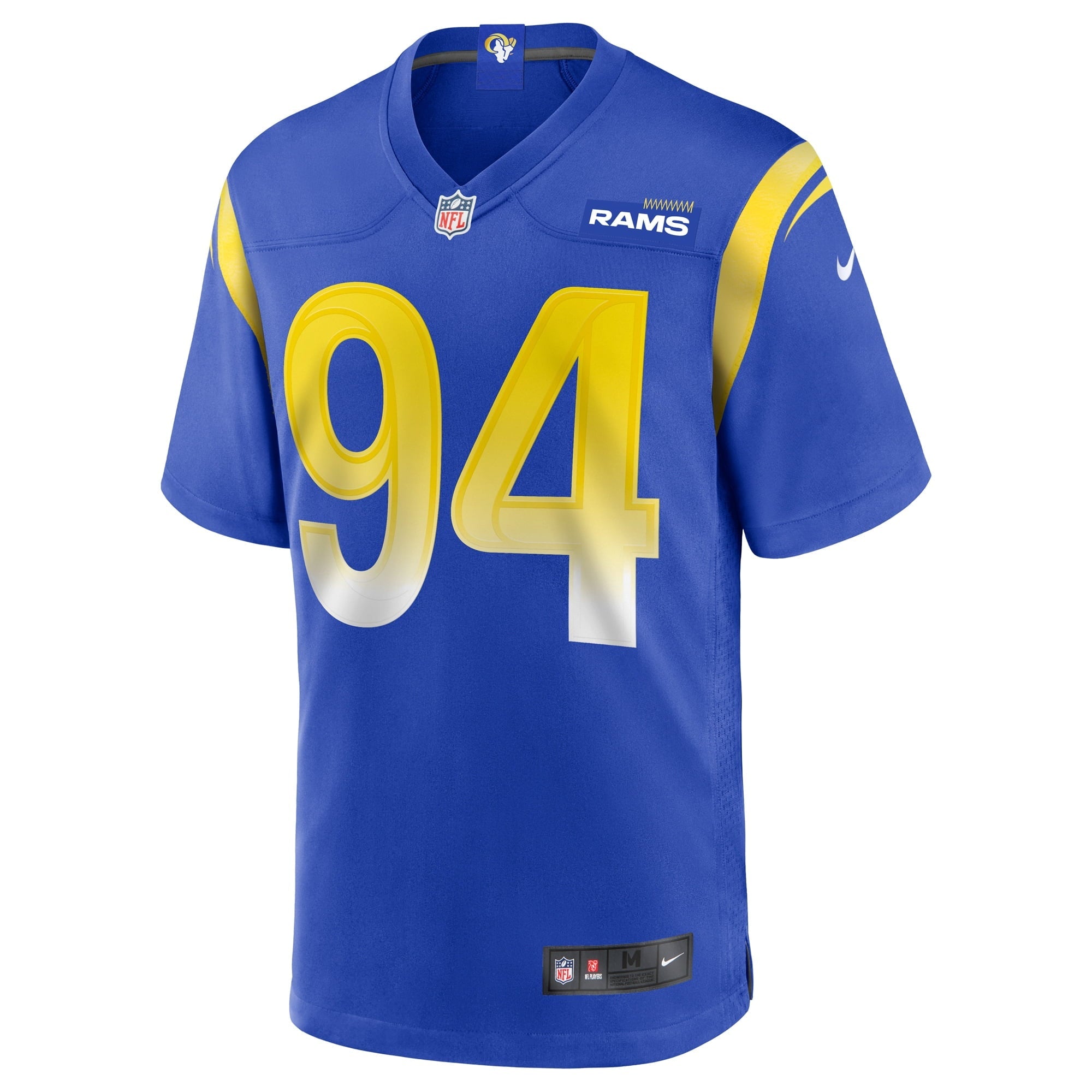 Men's Nike A'Shawn Robinson Royal Los Angeles Rams Game Jersey