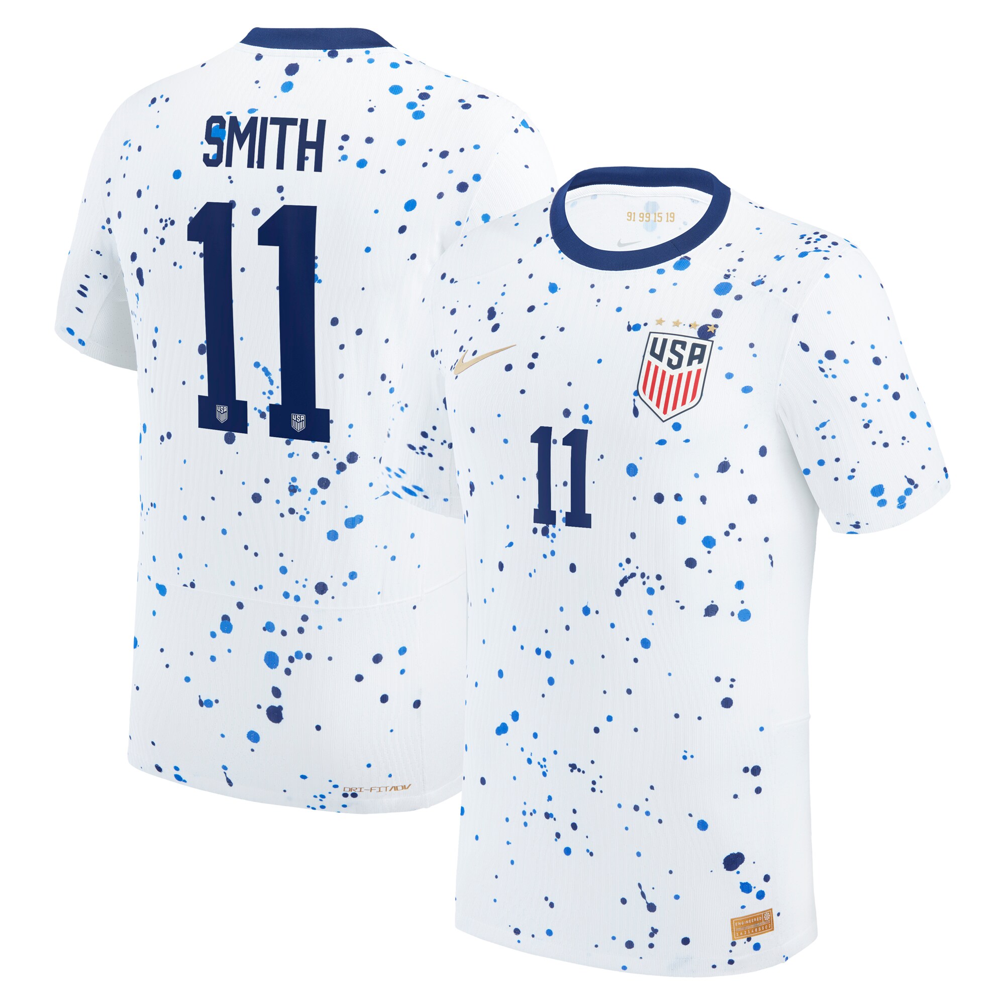 Sophia Smith USWNT Nike 2023 Home Authentic Player Jersey - White
