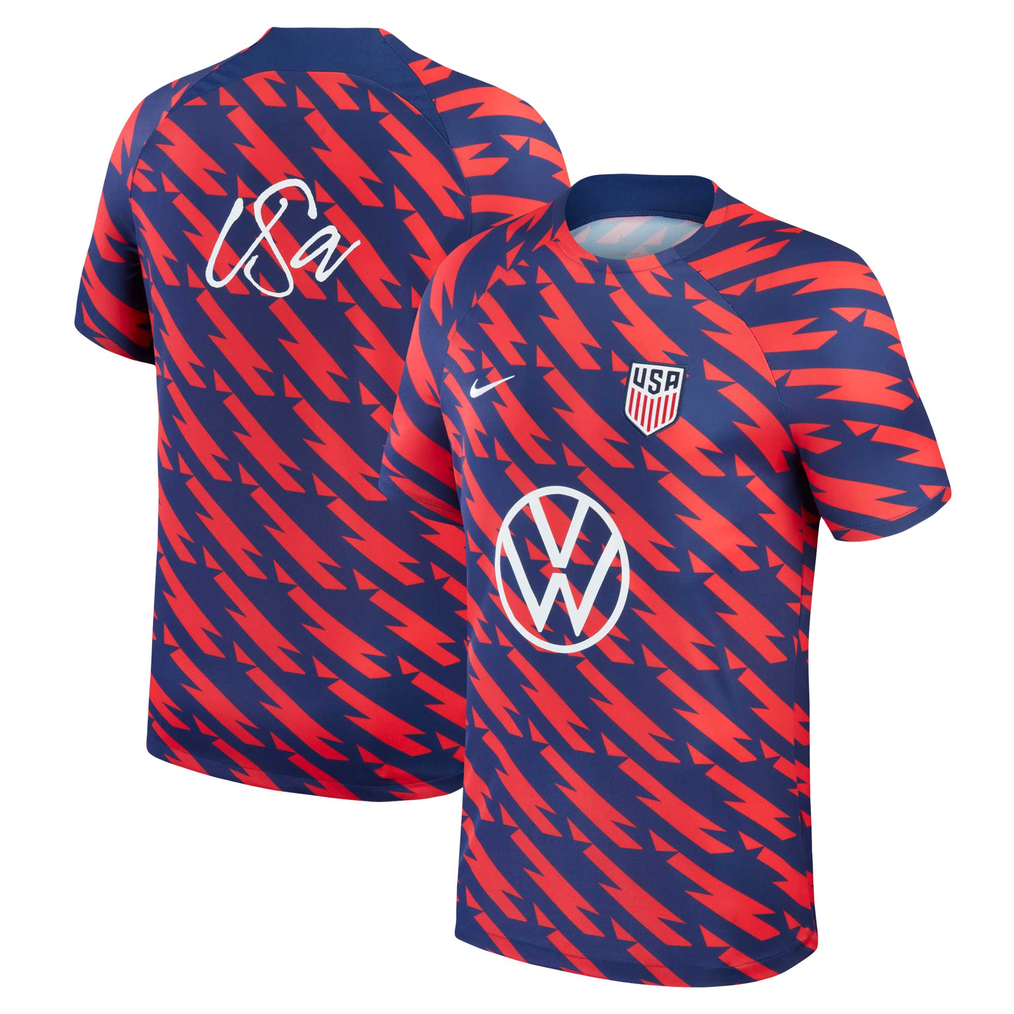 USMNT Nike 2023/24 Academy Pro Pre-Match Top - Navy