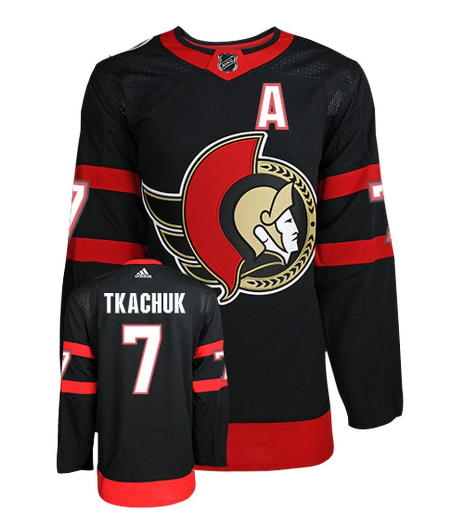 Brady Tkachuk Ottawa Senators Adidas Primegreen Authentic NHL Hockey Jersey