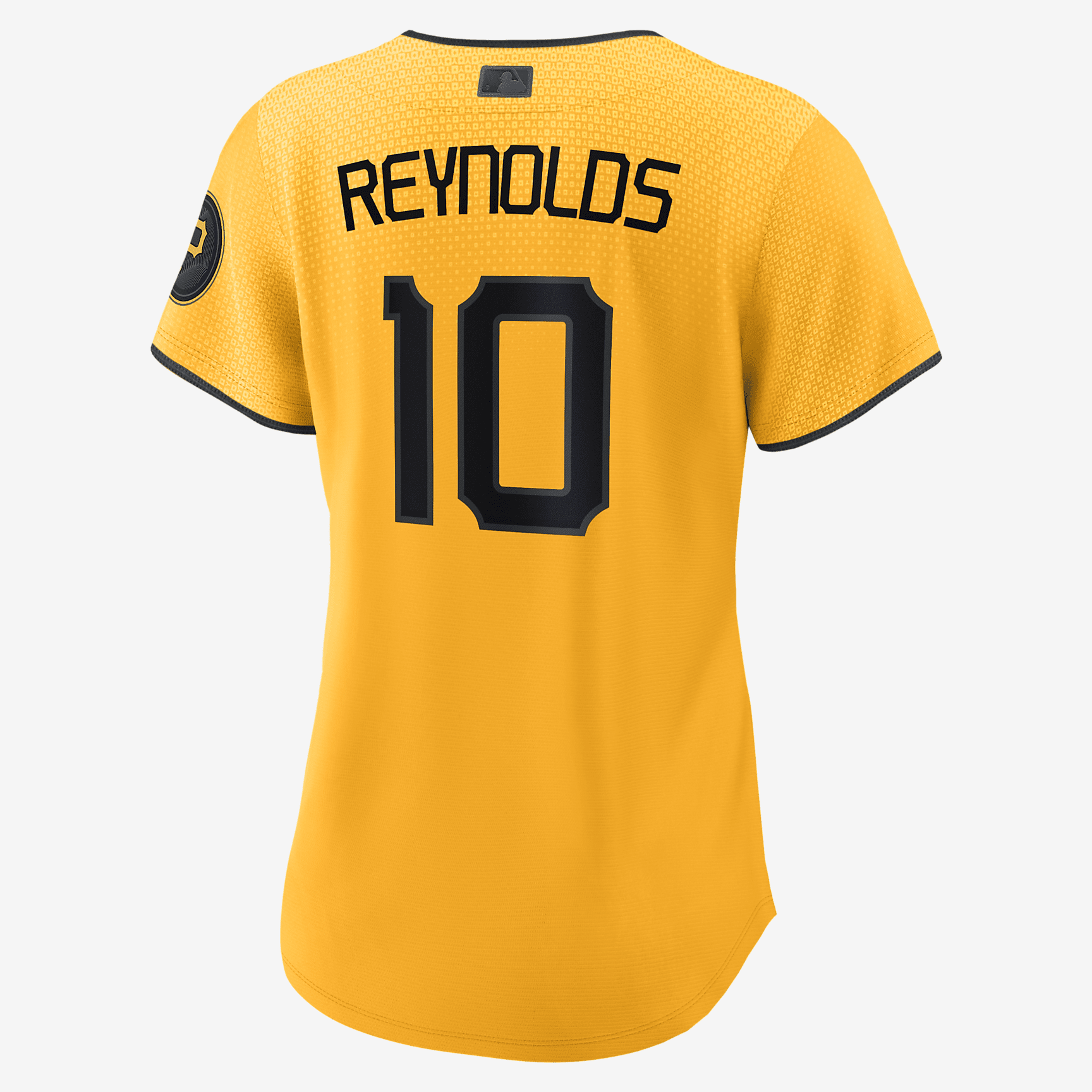 MLB Pittsburgh Pirates City Connect (Bryan Reynolds) Women's Replica Baseball Jersey - Sundown/Black
