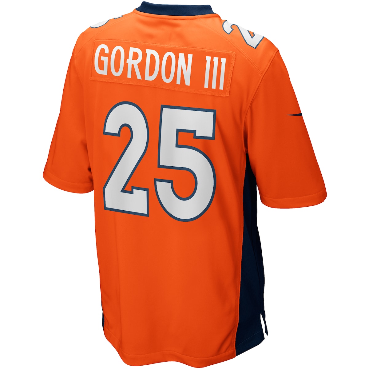 Men's Melvin Gordon III Nike Broncos Game Jersey - Orange