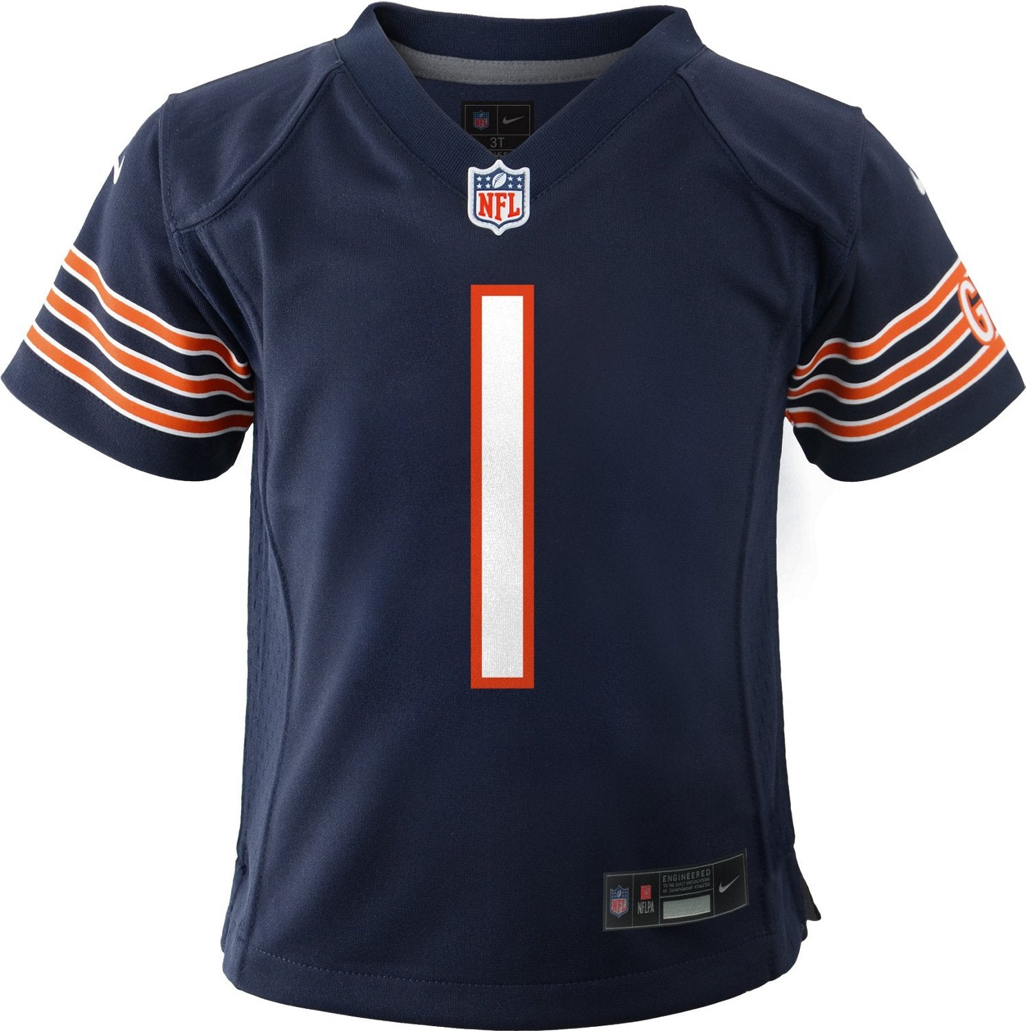 Nike Boys' 4-7 Chicago Bears Justin Fields 1 NFL Game Team Jersey