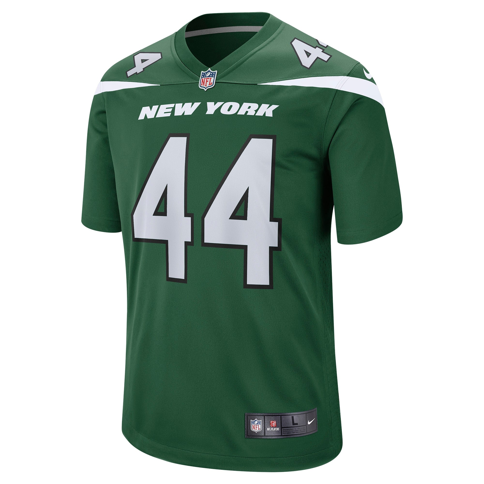 Men's Nike Jamien Sherwood Gotham Green New York Jets Game Jersey
