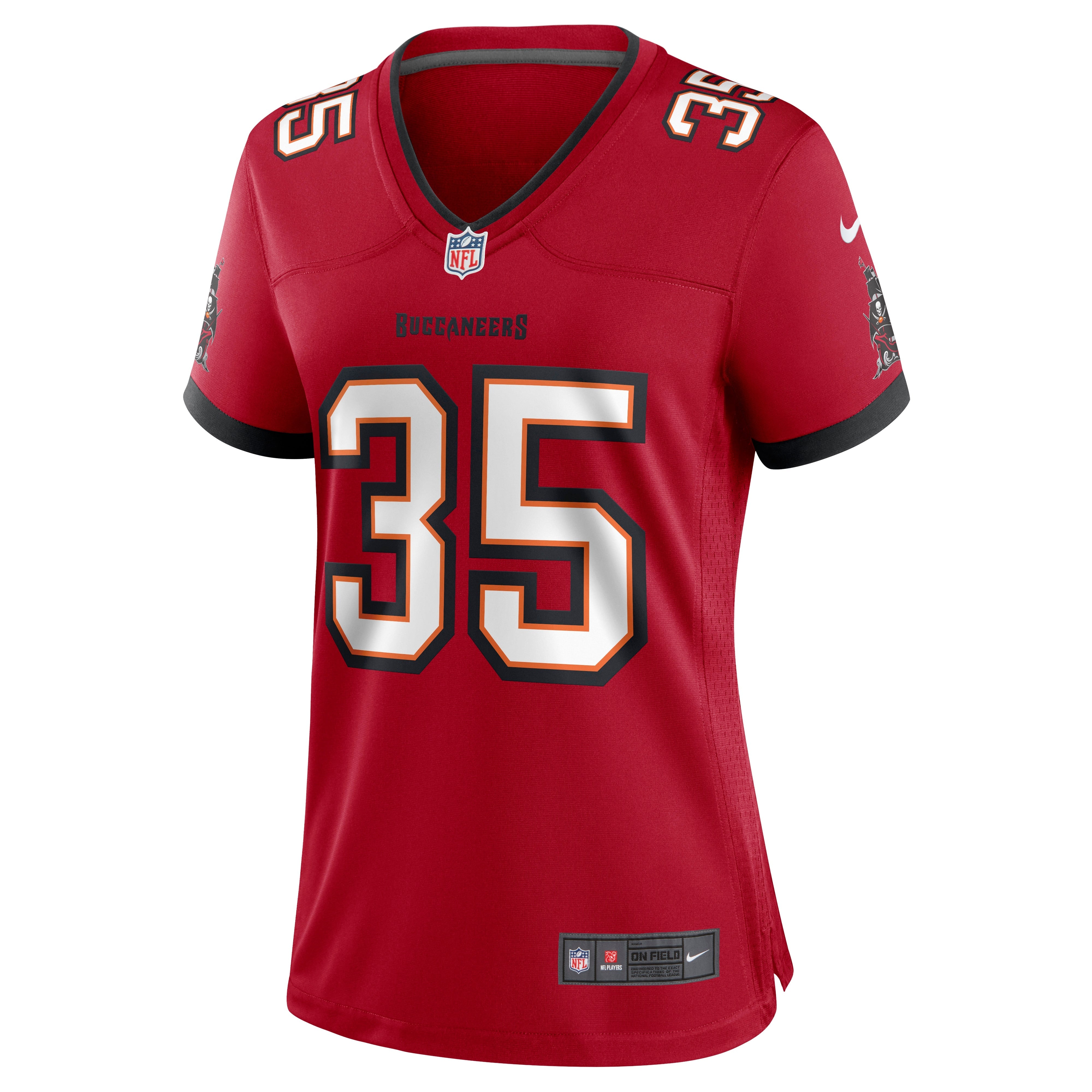 Women's Nike Jamel Dean Red Tampa Bay Buccaneers Game Jersey