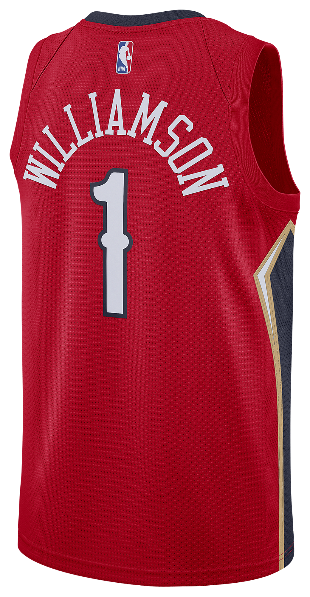 Men's Williamson Zion Jordan Pelicans Statement Swingman Jersey - Red