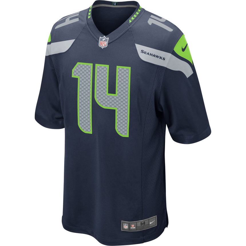 Men's Seattle Seahawks DK Metcalf Navy Game Player Jersey