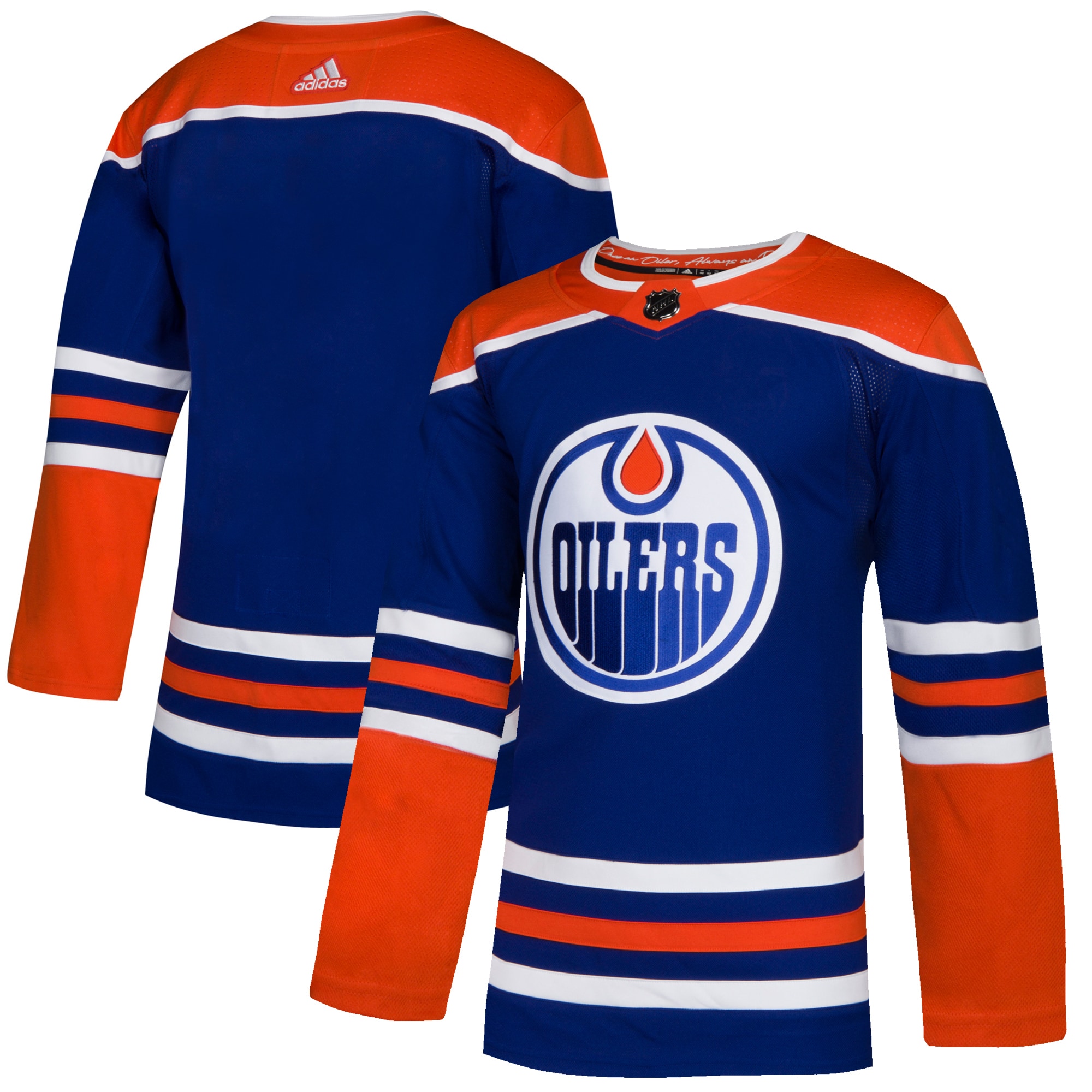 Edmonton Oilers adidas Alternate Authentic Jersey - Royal