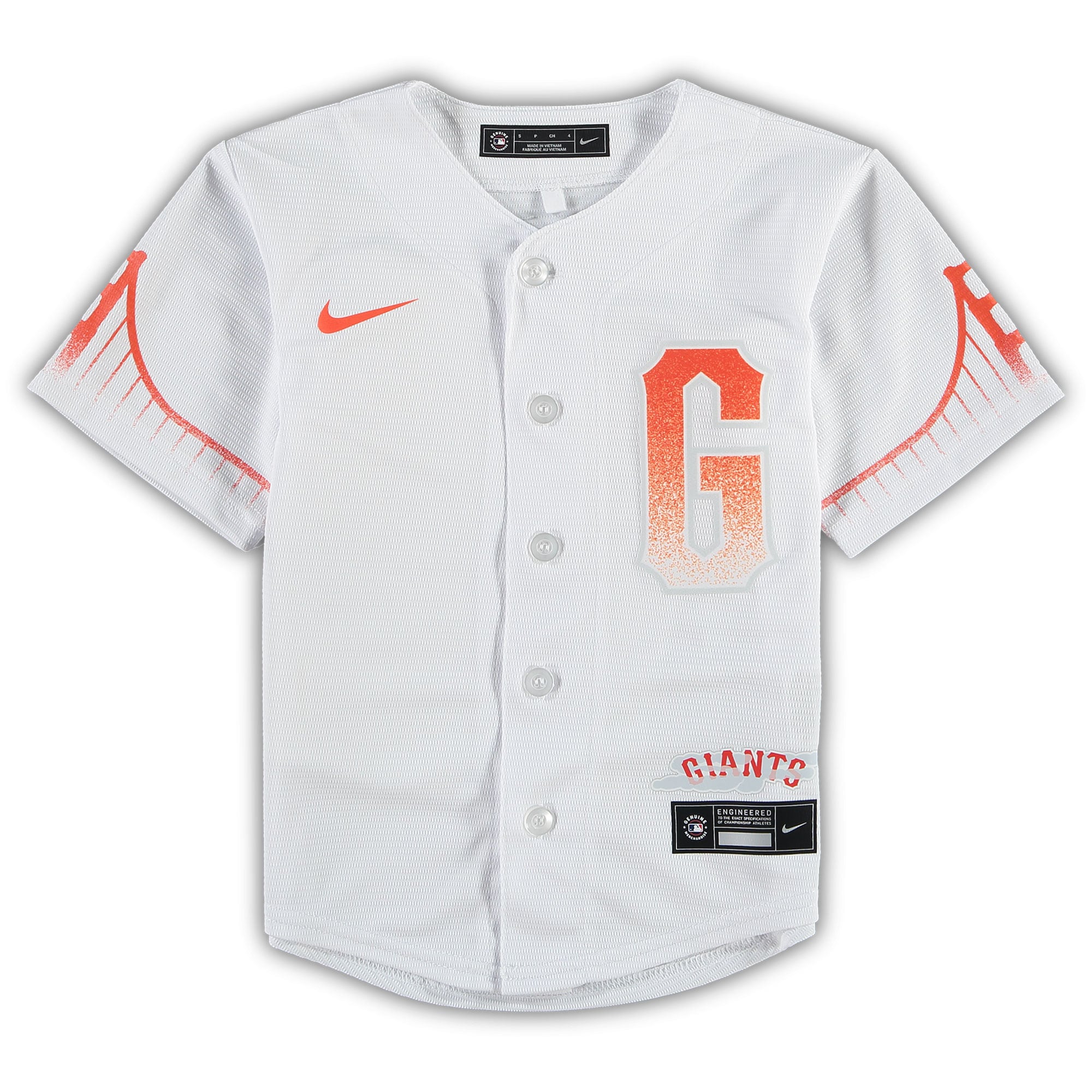 Preschool Nike White San Francisco Giants MLB City Connect Replica Team Jersey