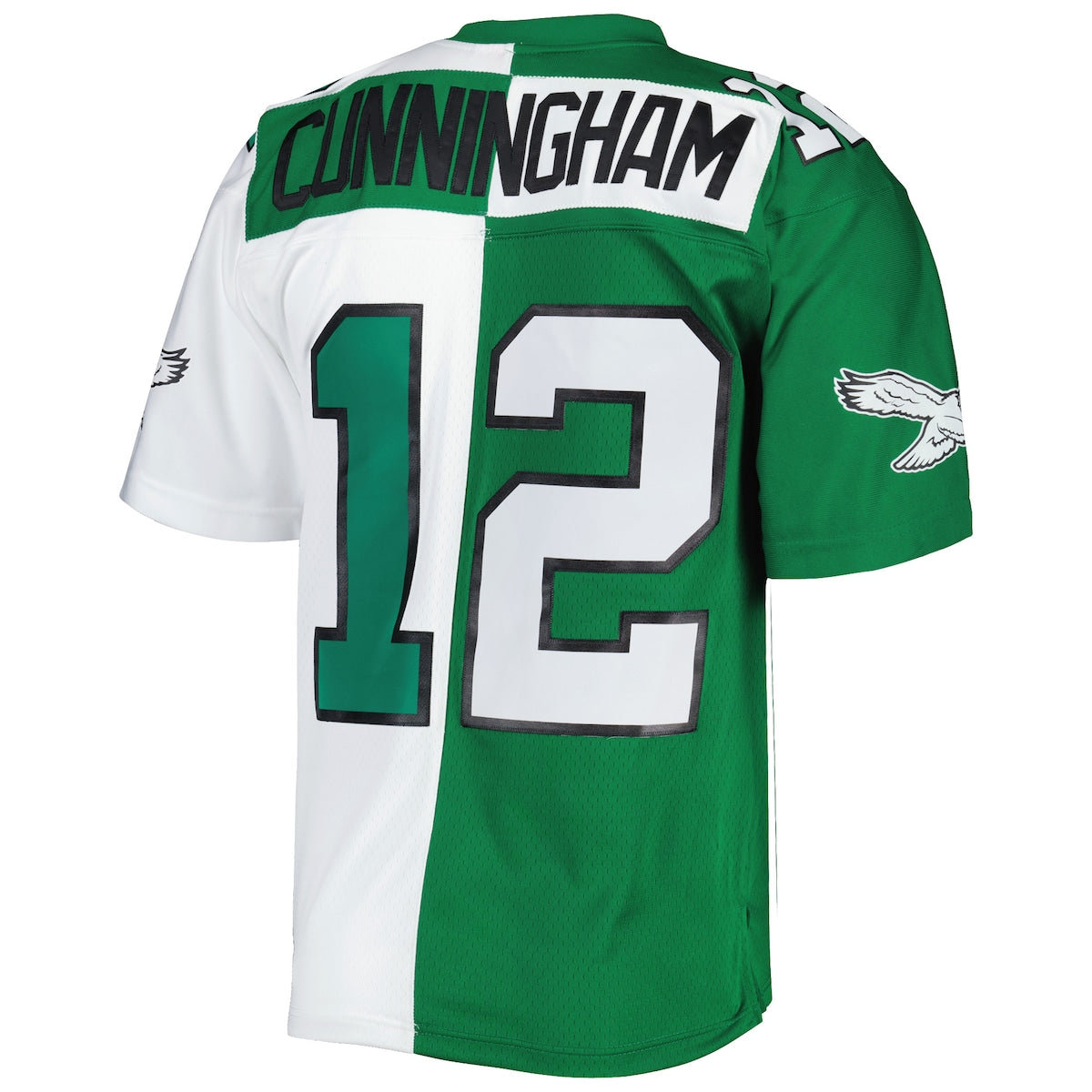 Men's Randall Cunningham Mitchell & Ness Eagles Midnight 2004 Split Legacy Replica Jersey - Green