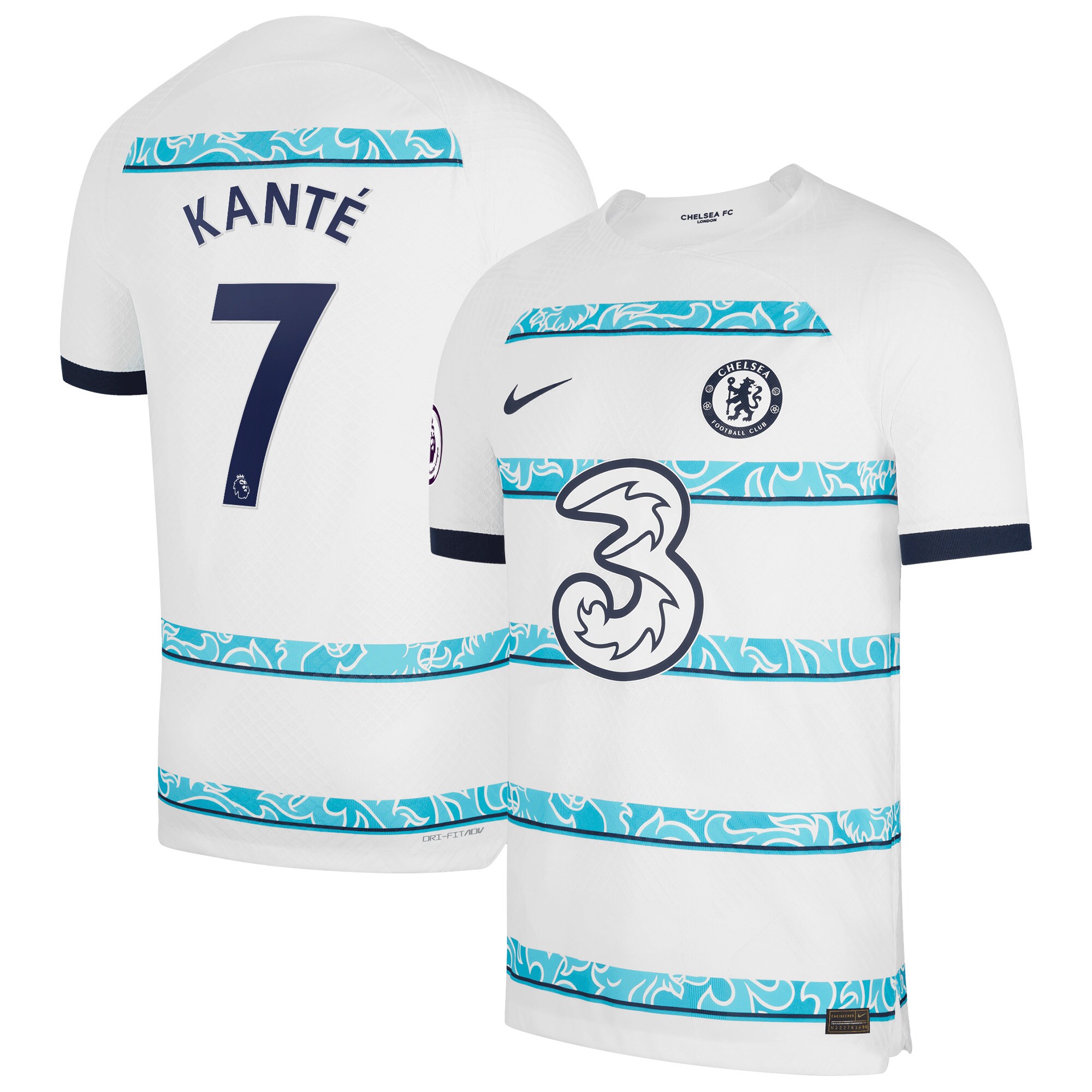 N'Golo Kanté Chelsea Nike 2022/23 Away Vapor Match Authentic Player Jersey - White