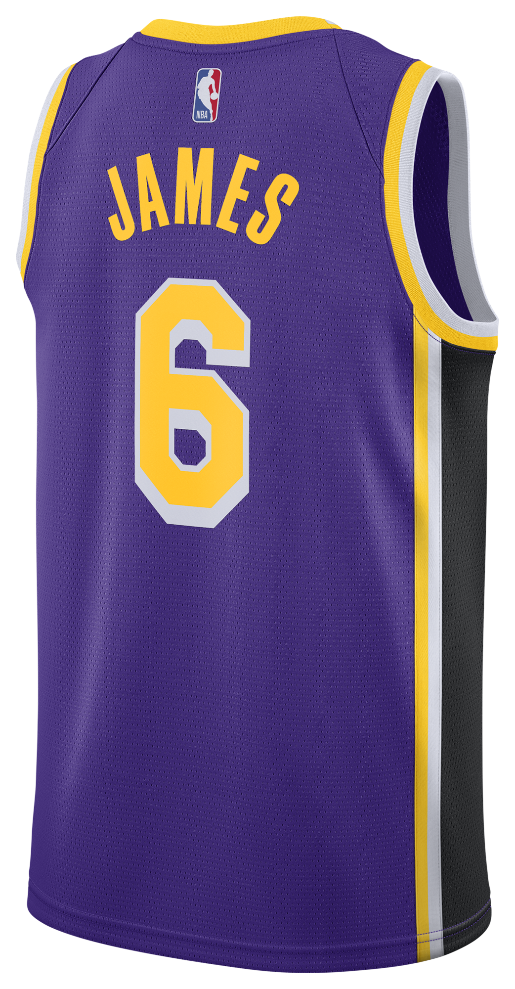Men's James Lebron Jordan Lakers Statement Swingman Jersey - Purple
