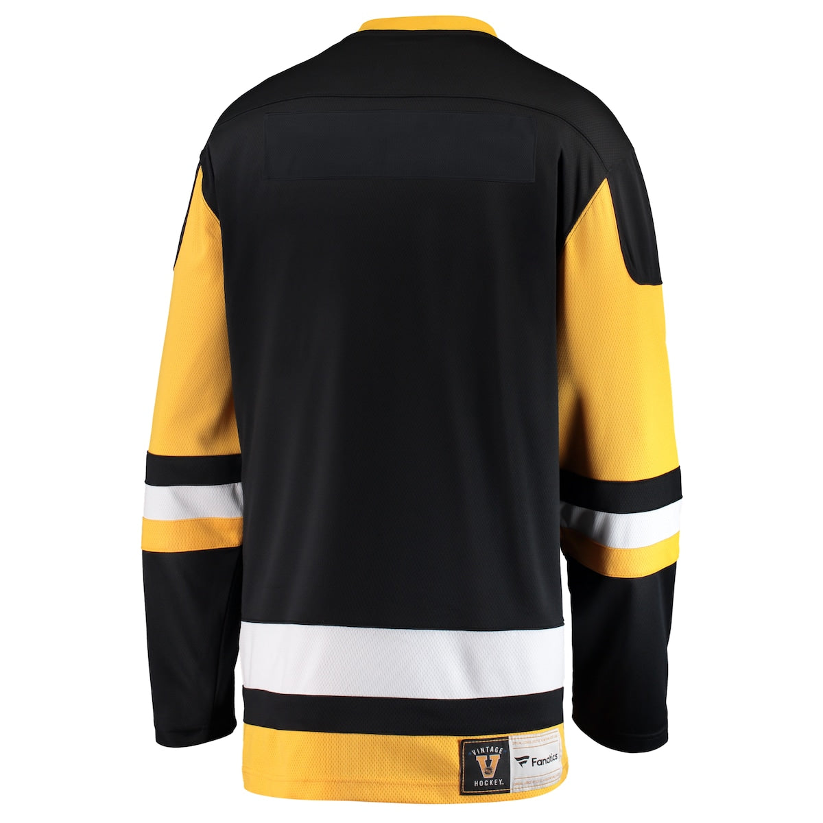 Men's  Fanatics Penguins Premier Breakaway Heritage Blank Jersey - Black